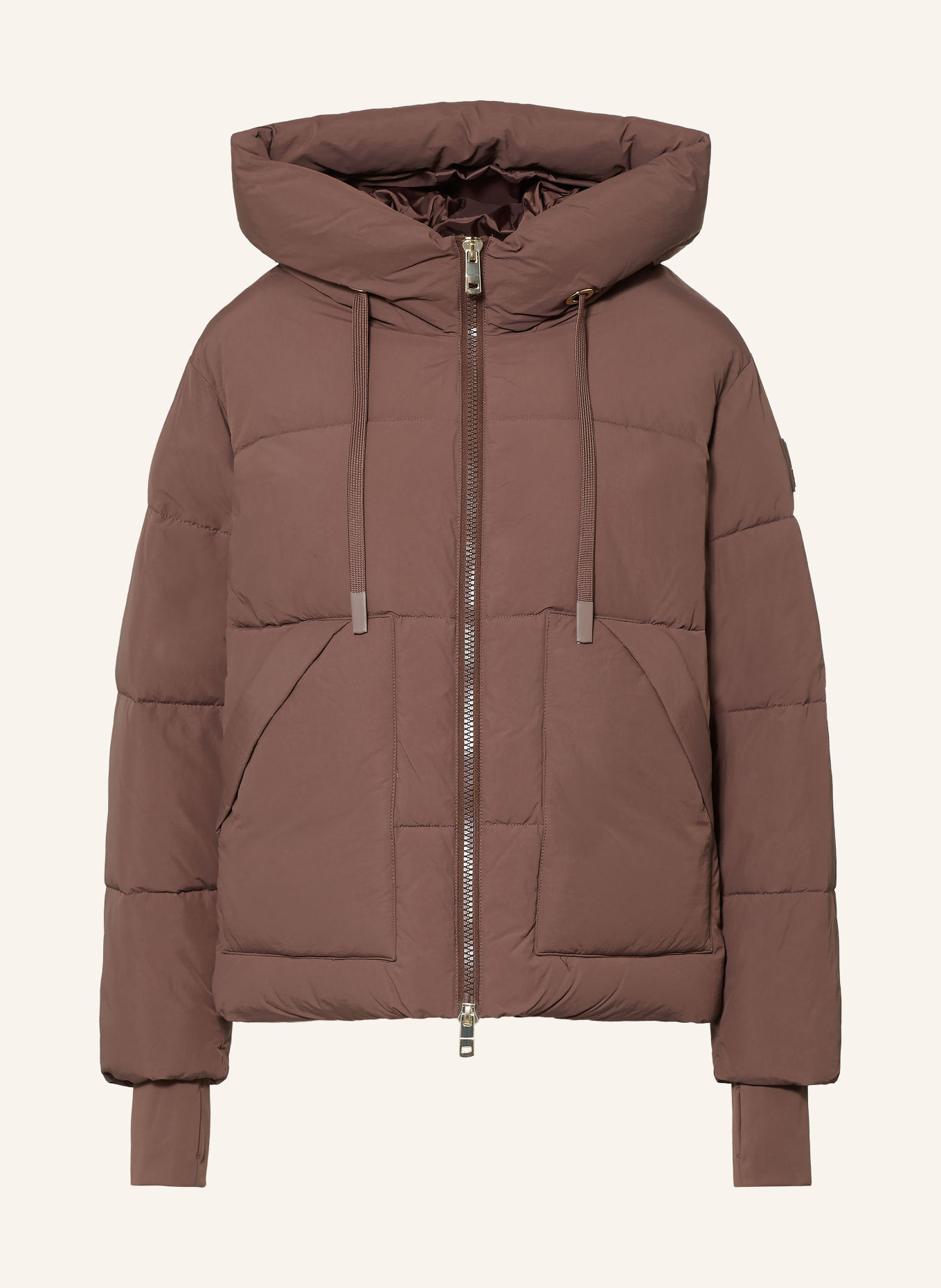 MOS MOSH Quilted jacket MMOLLIE: TAUPE
