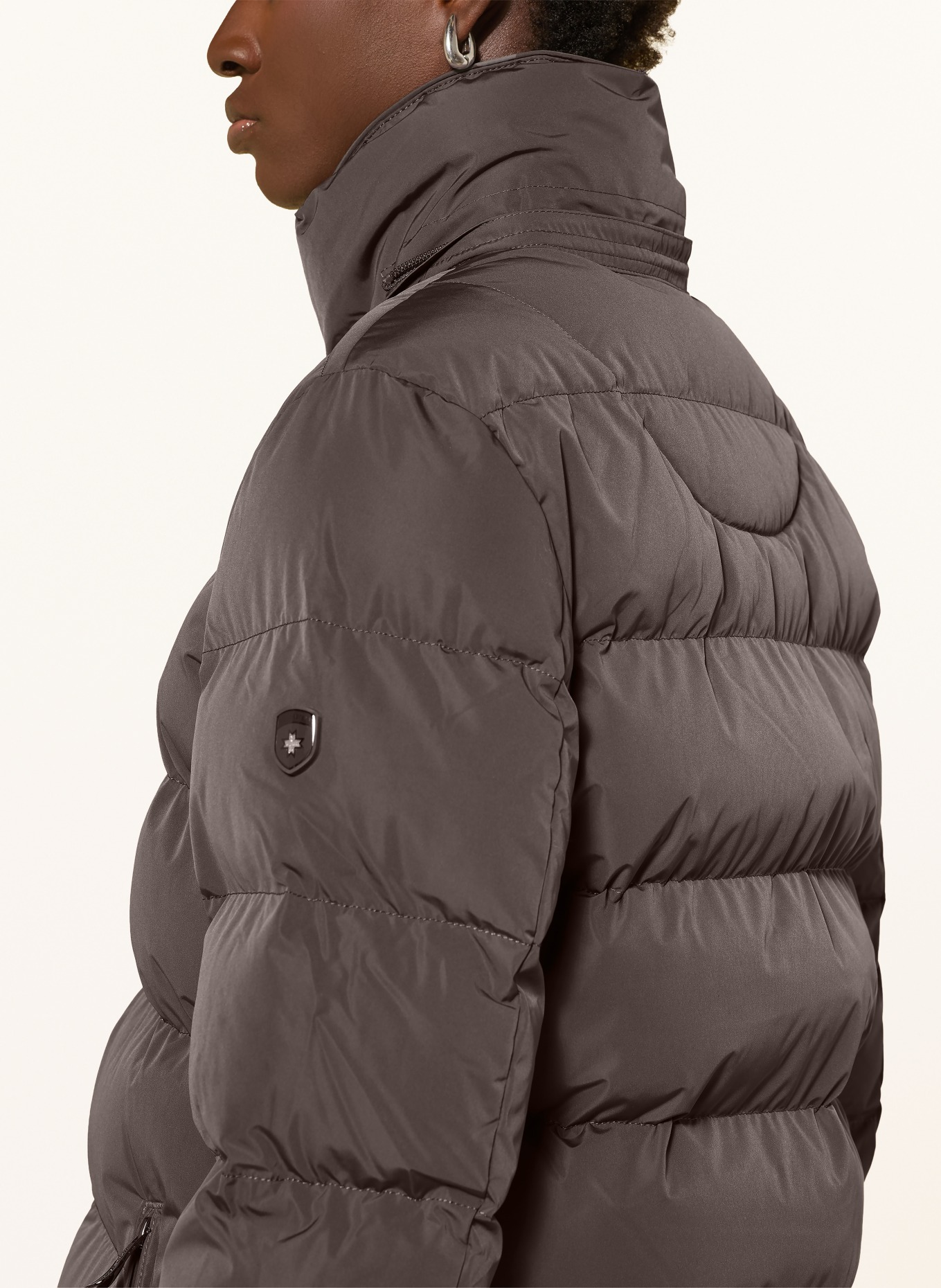 WELLENSTEYN Steppjacke GOLDMINE MEDIUM mit abnehmbarer Kapuze: TAUPE