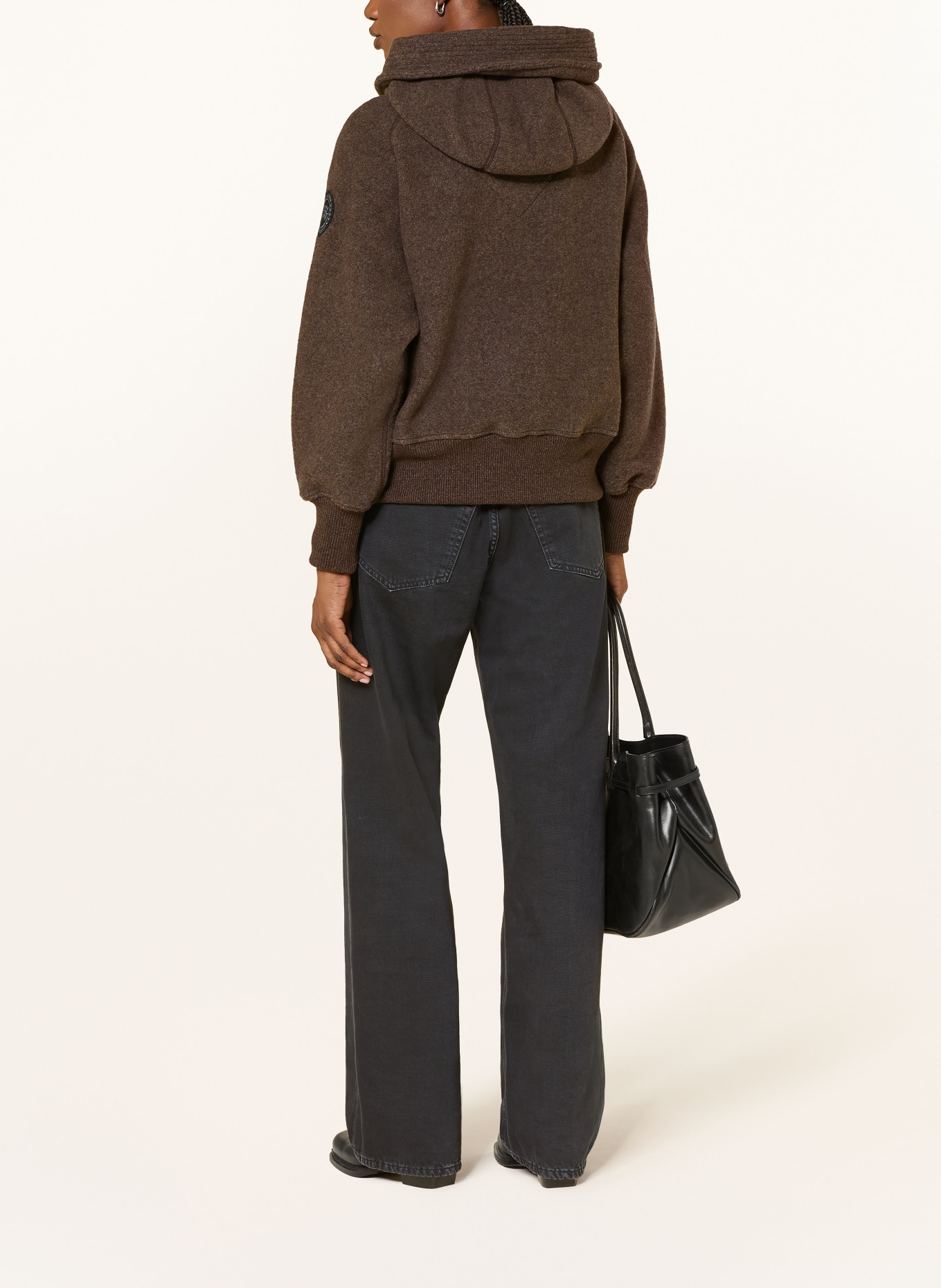 CANADA GOOSE Fleecejack CHILLYWACK: MARRON FONCÉ