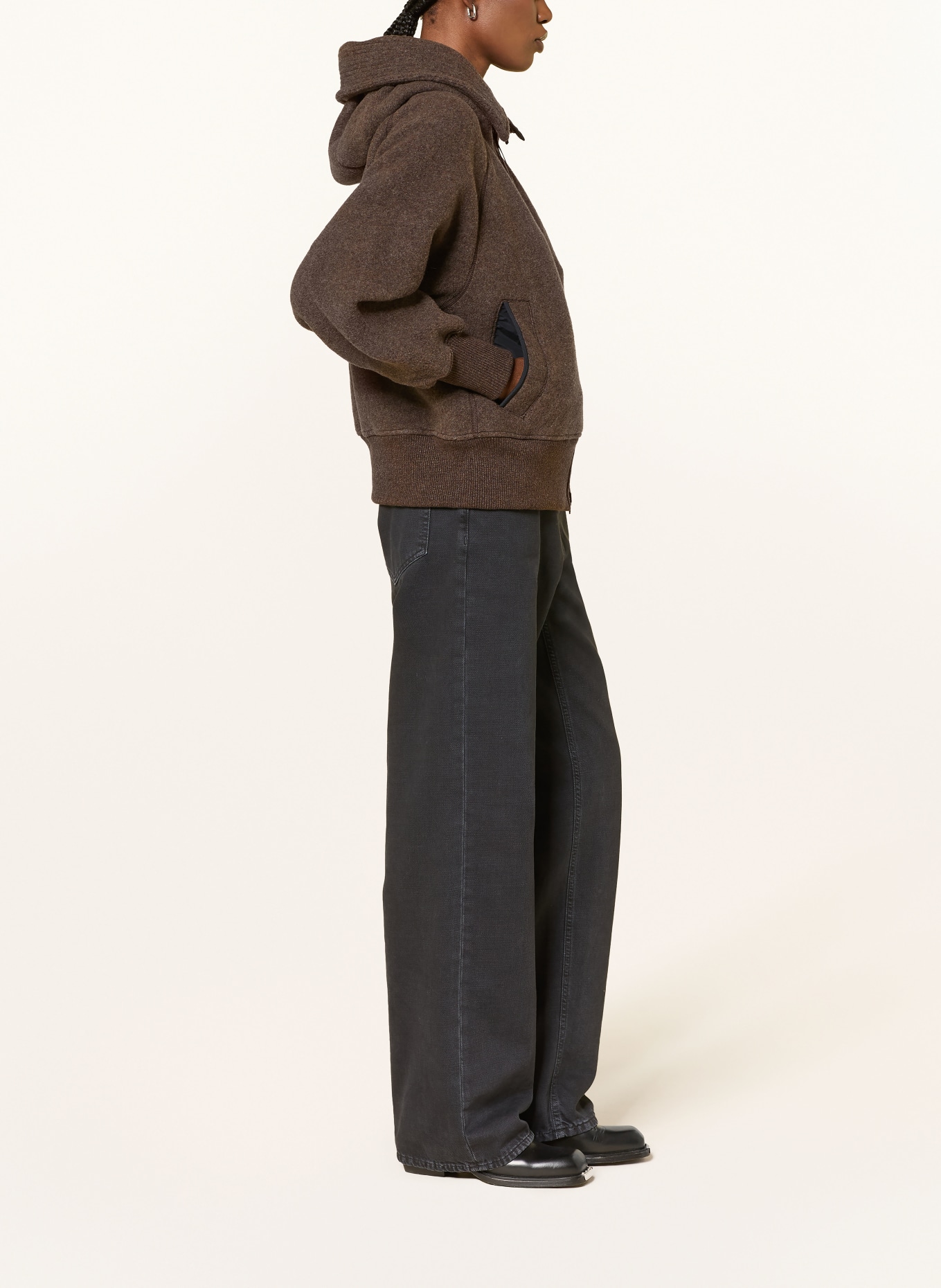 CANADA GOOSE Fleecejack CHILLYWACK: MARRON FONCÉ