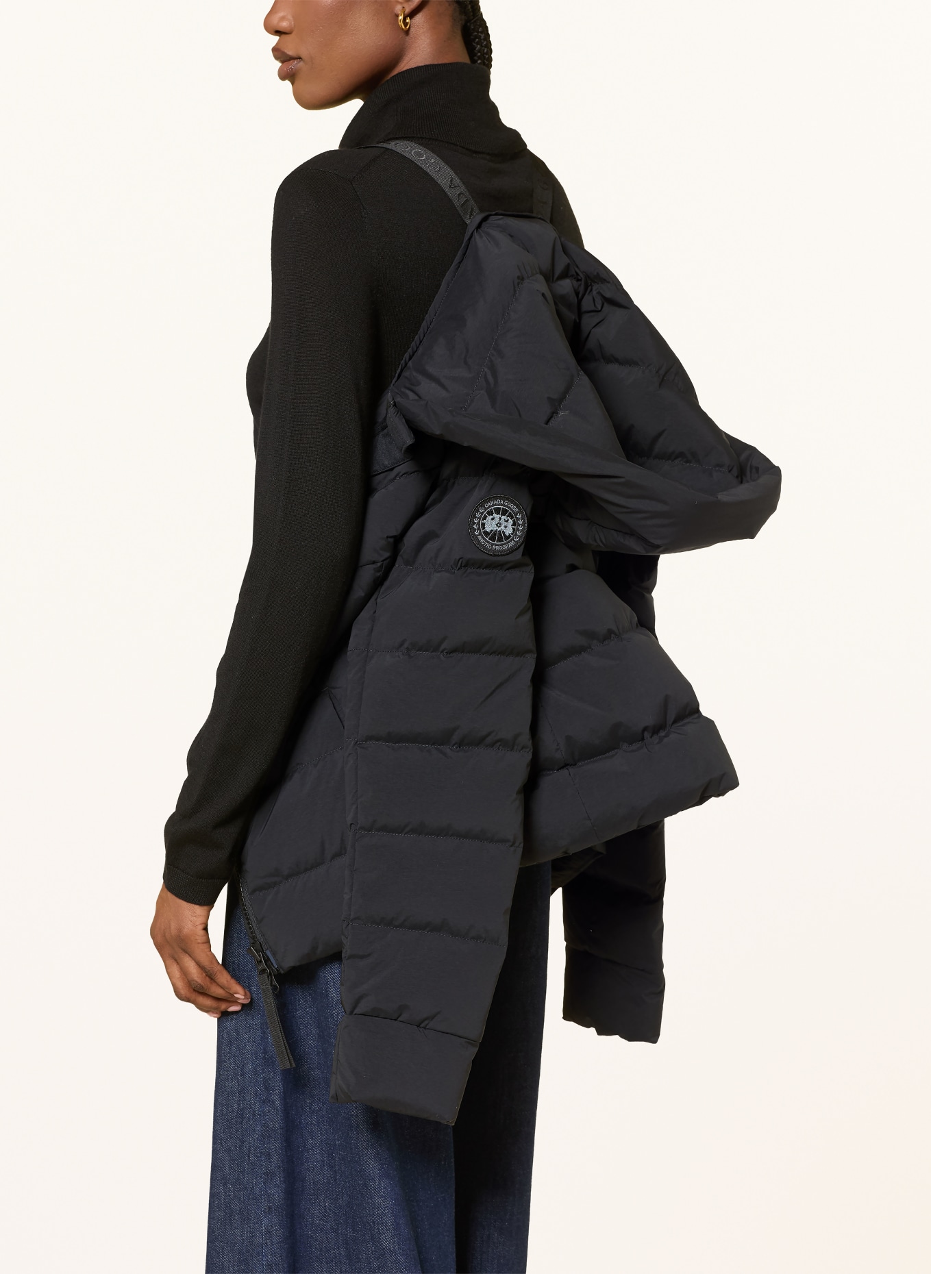 CANADA GOOSE Daunenjacke CLAIRE: SCHWARZ