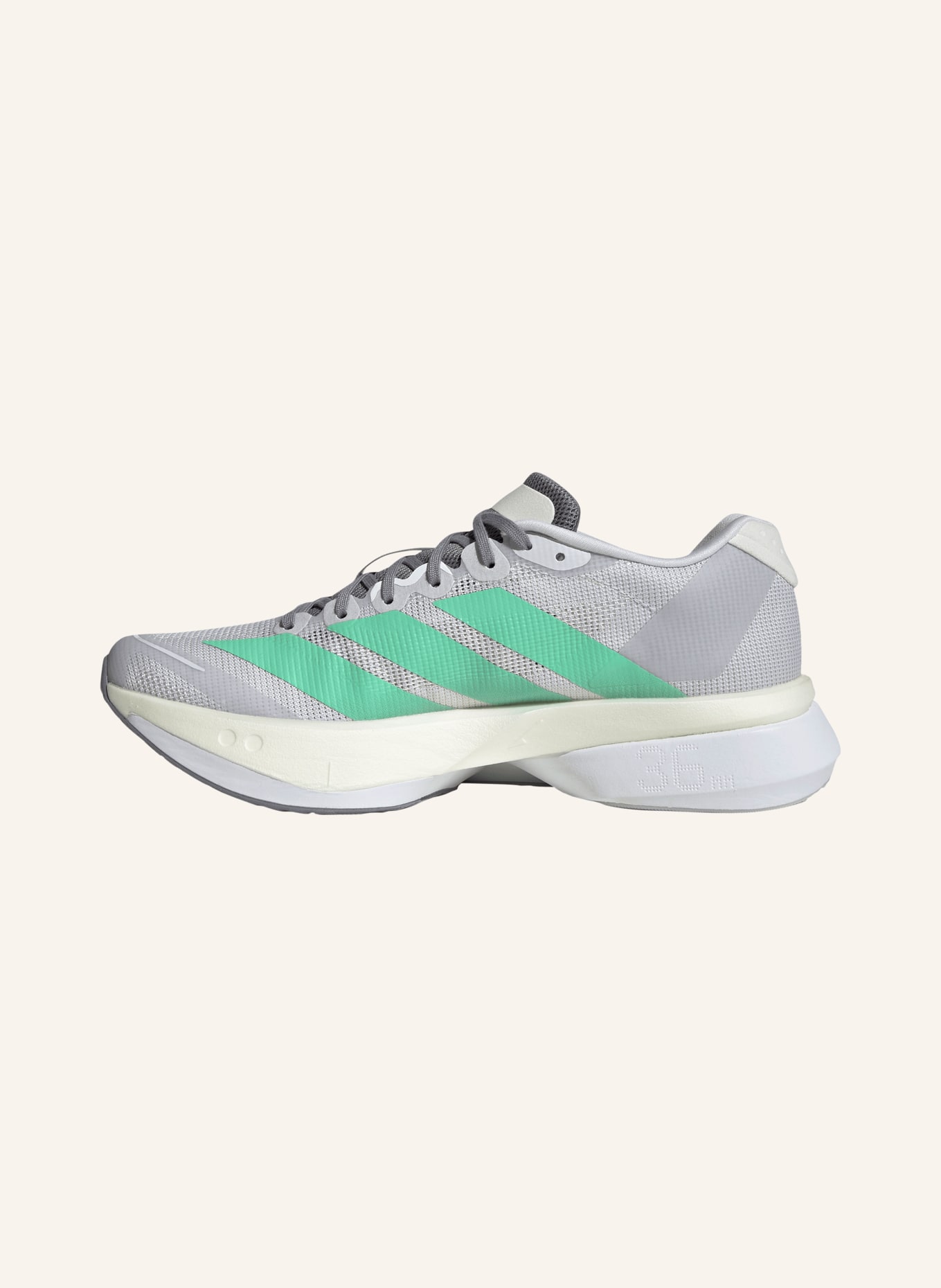 adidas Laufschuhe ADIZERO BOSTON 13: GRAU / HELLGRÜN