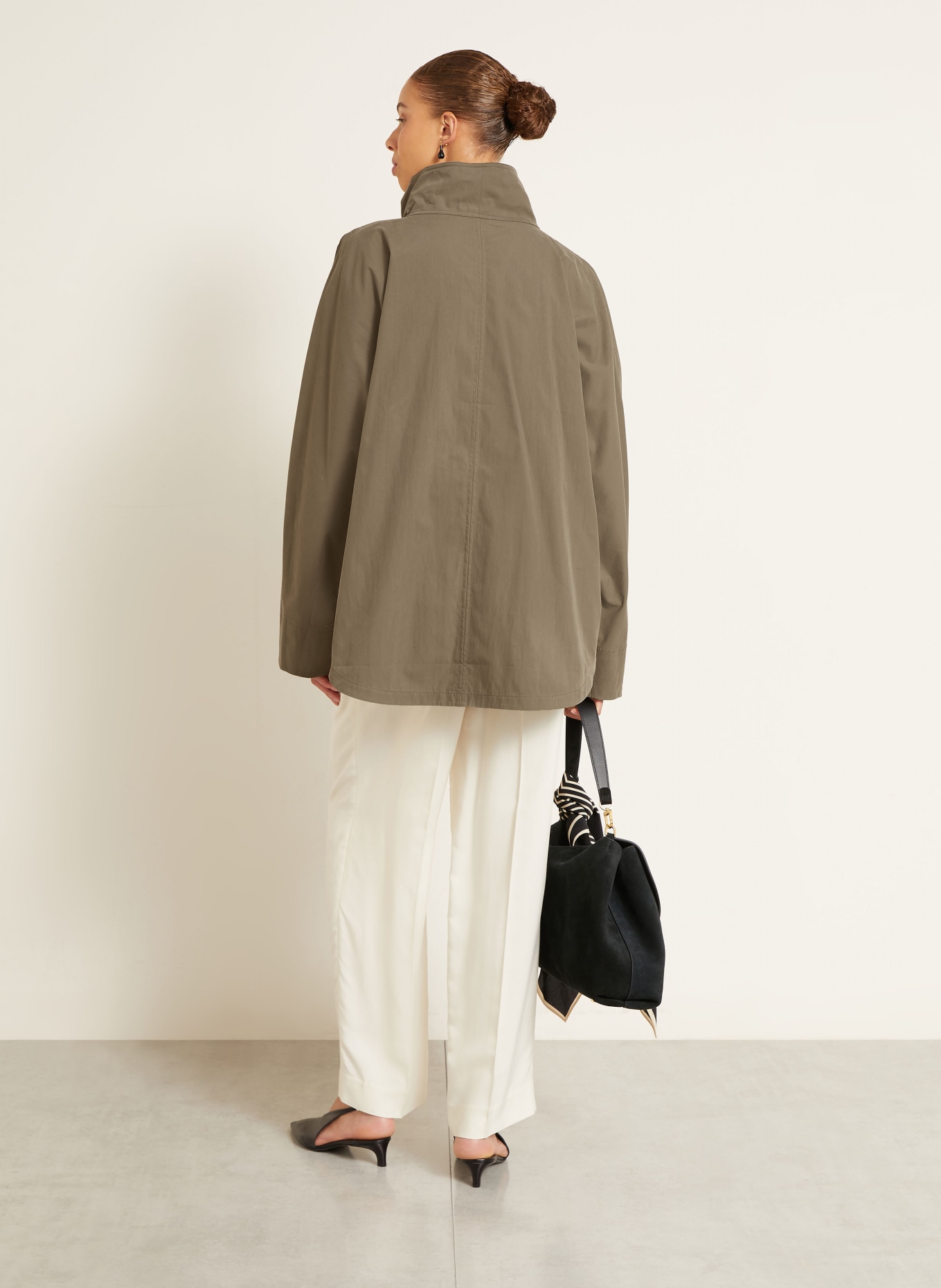 TOTEME Oversized-Jacke: KHAKI