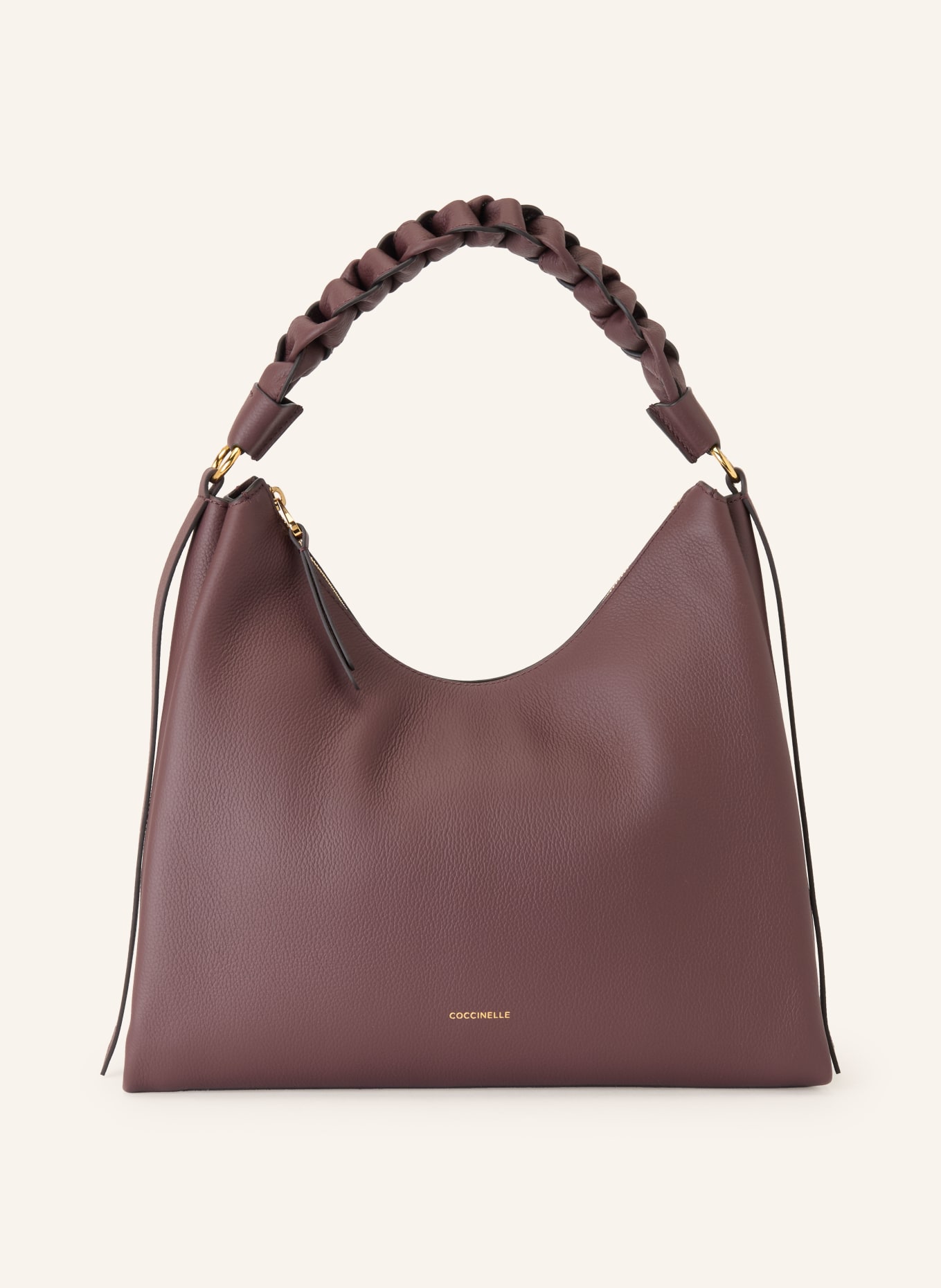 COCCINELLE tas: BRUIN / GOUD