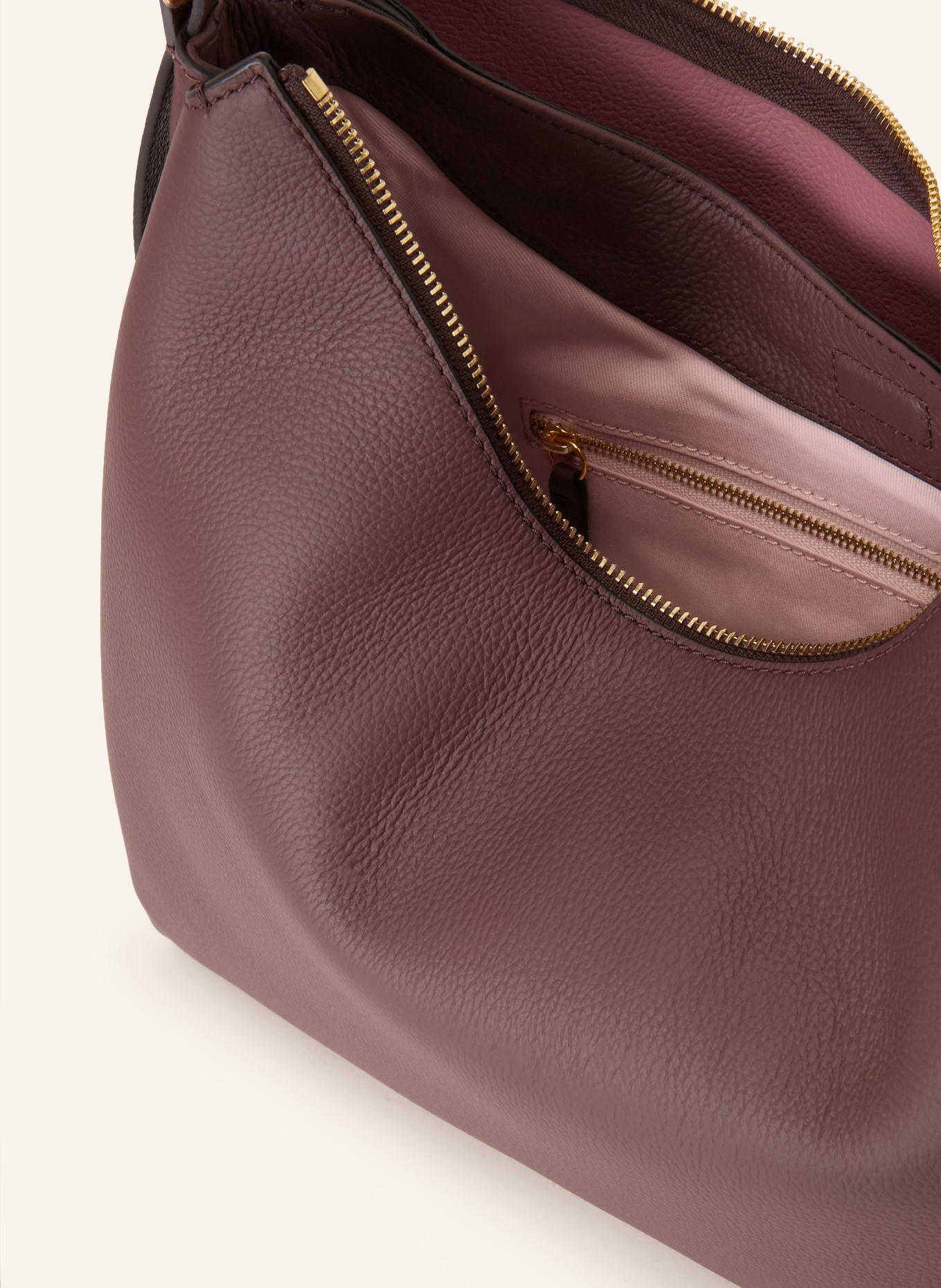 COCCINELLE tas: BRUIN / GOUD