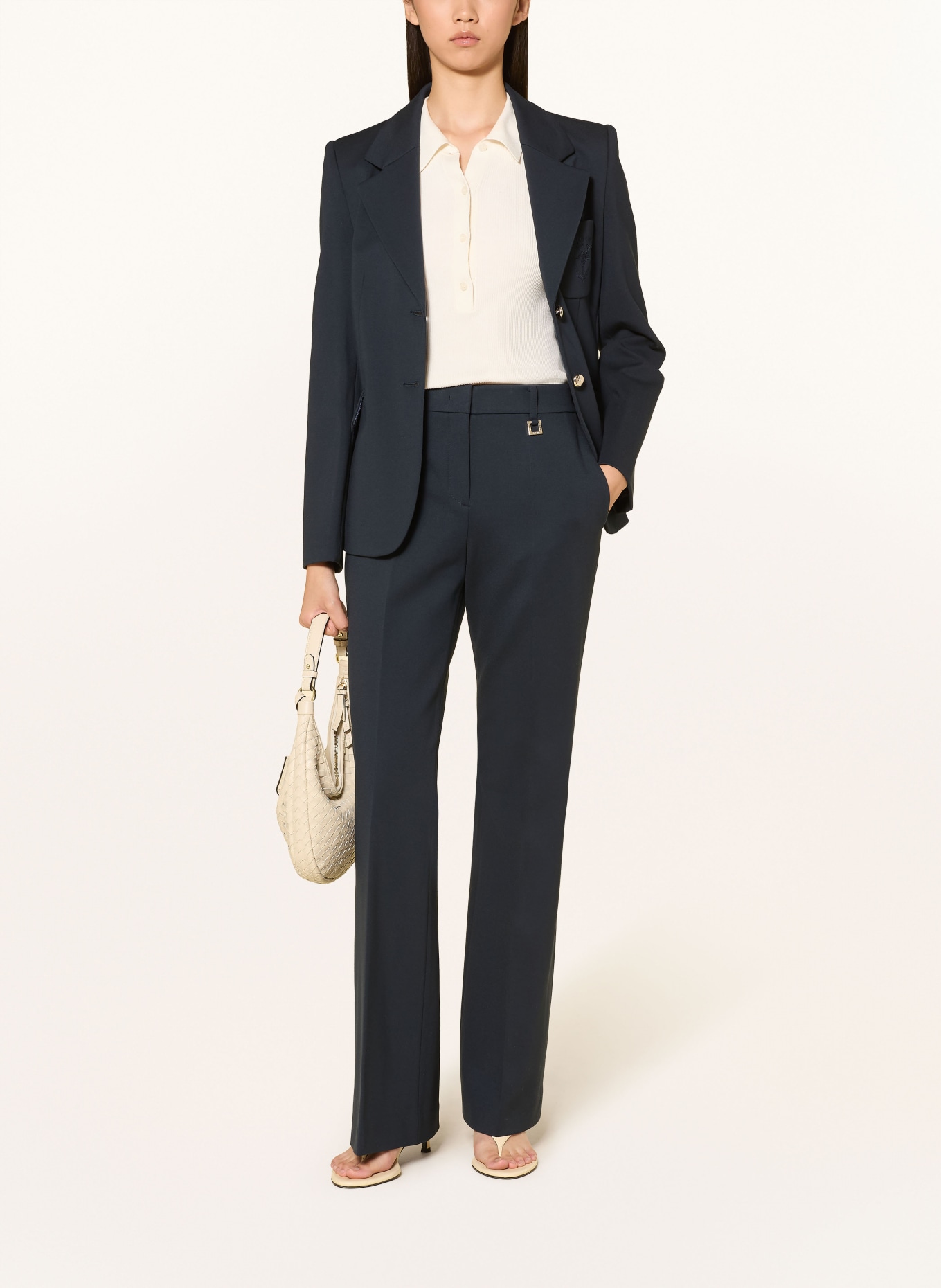 JOOP! Marlenehose POLINA aus Jersey: DUNKELBLAU