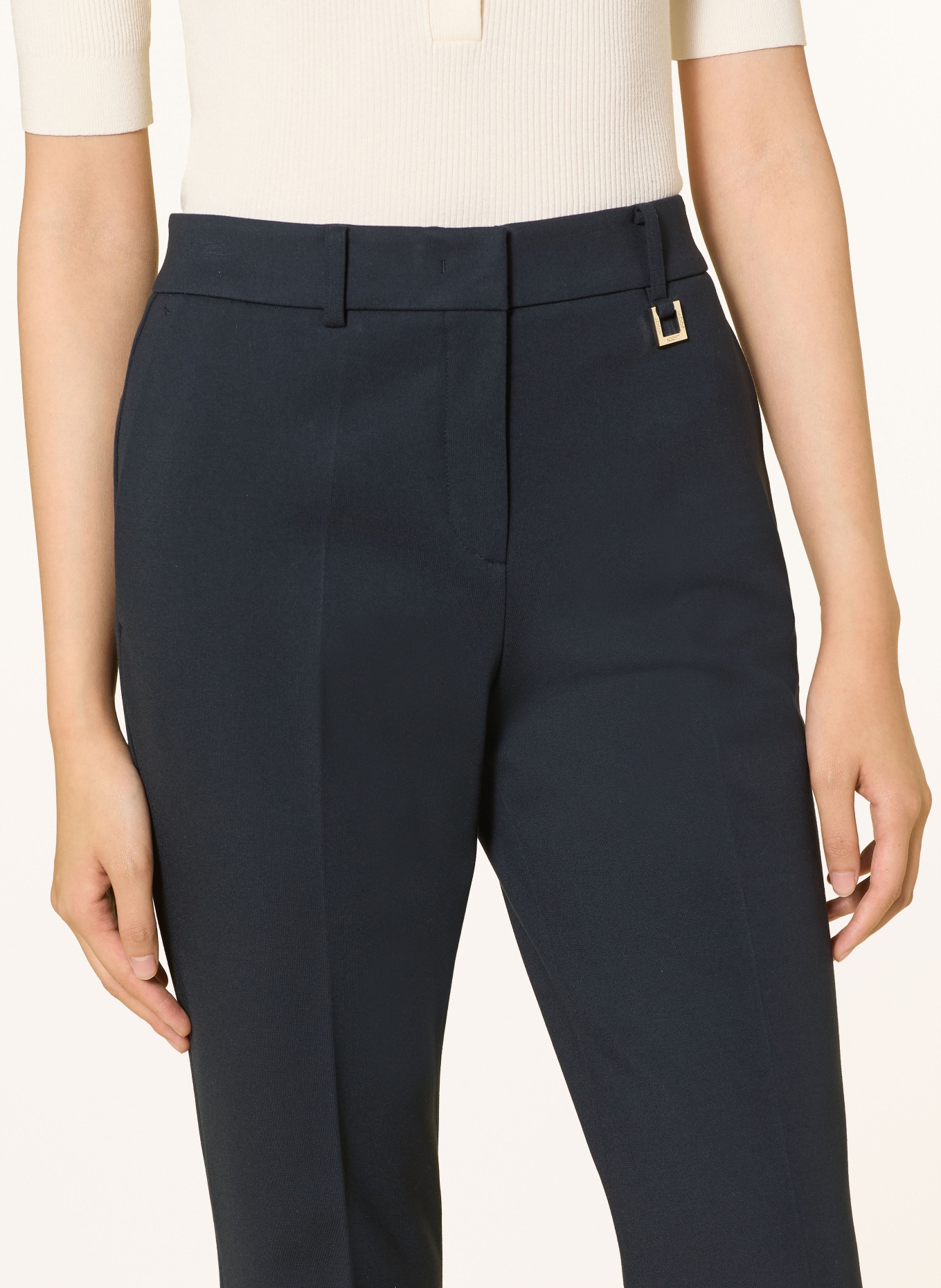 JOOP! Marlenehose POLINA aus Jersey: DUNKELBLAU
