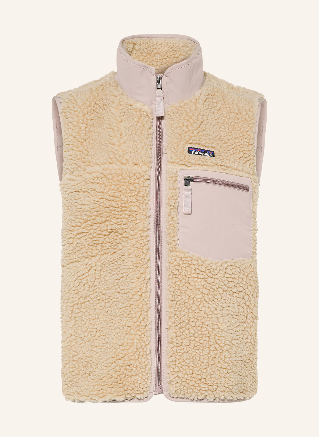patagonia Kamizelka funkcyjna CLASSIC RETRO-X: BEŻOWY / JASNORÓŻOWY