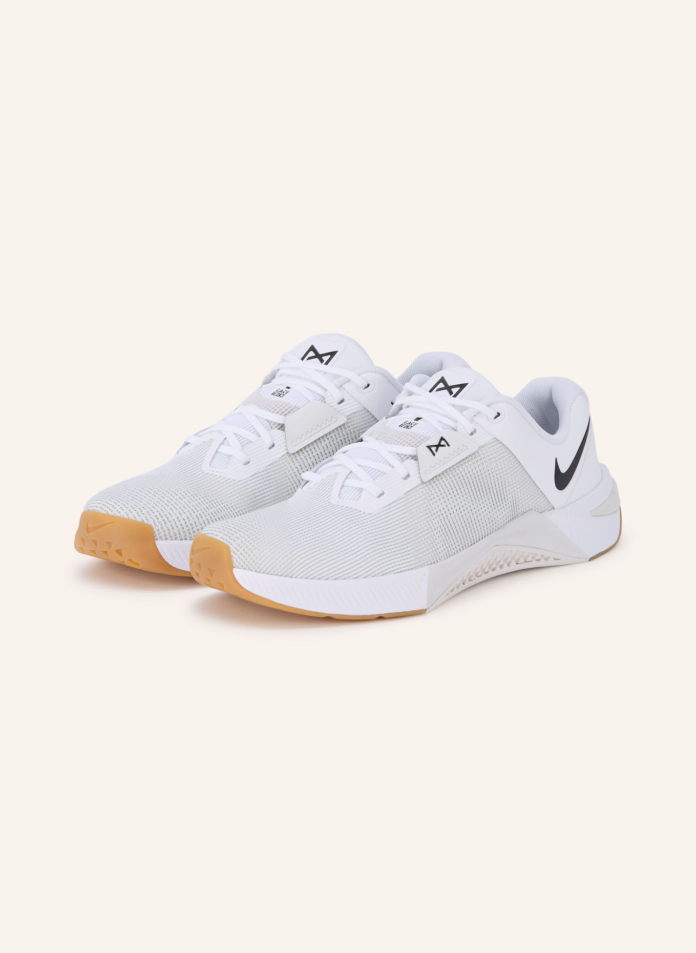Nike Fitnessschuhe METCON 10: WEISS / HELLGRAU / SCHWARZ