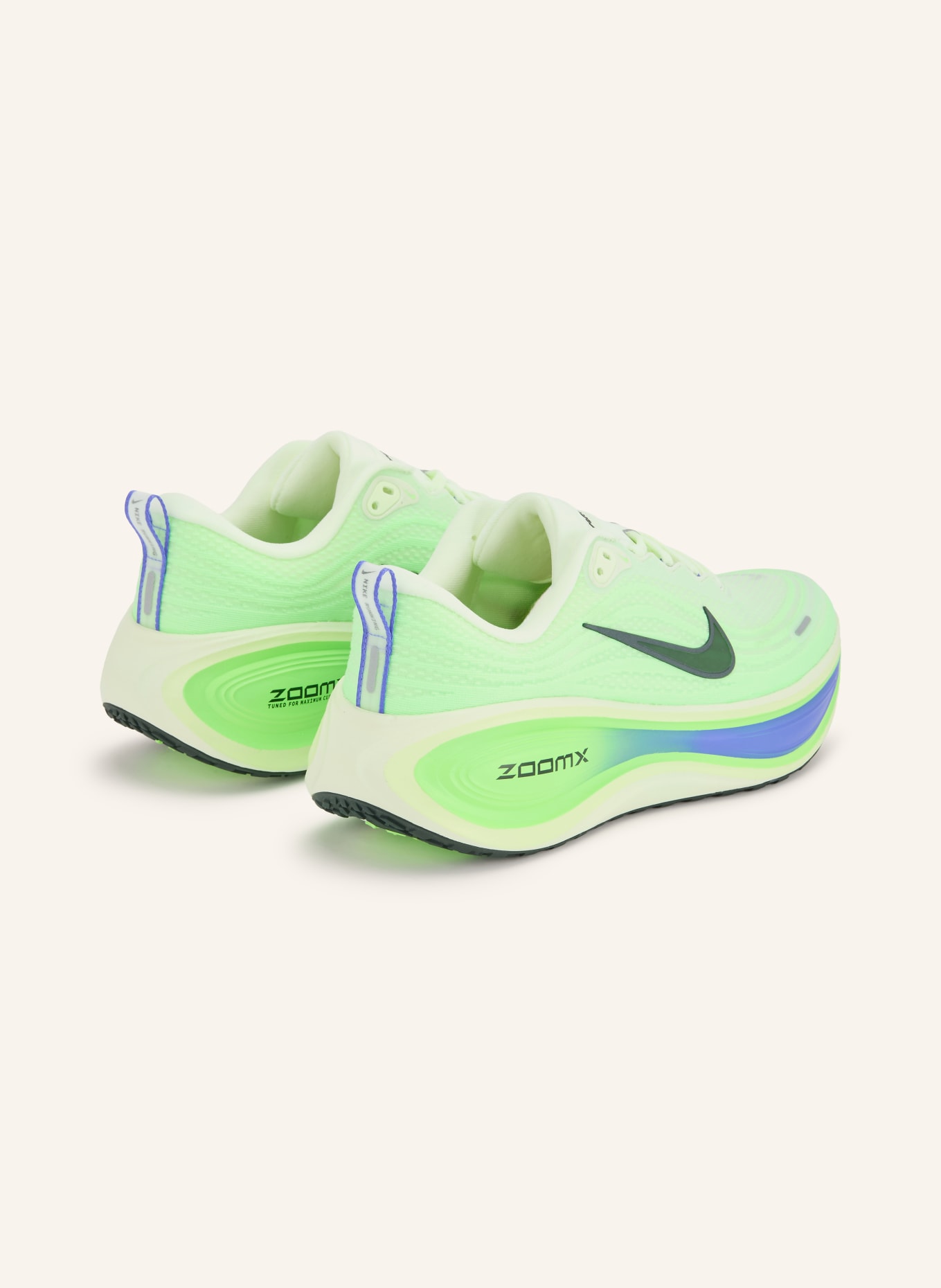 Nike Buty do biegania VOMERO PLUS: JASKRAWY ZIELONY / JASNOZIELONY / GRANATOWY