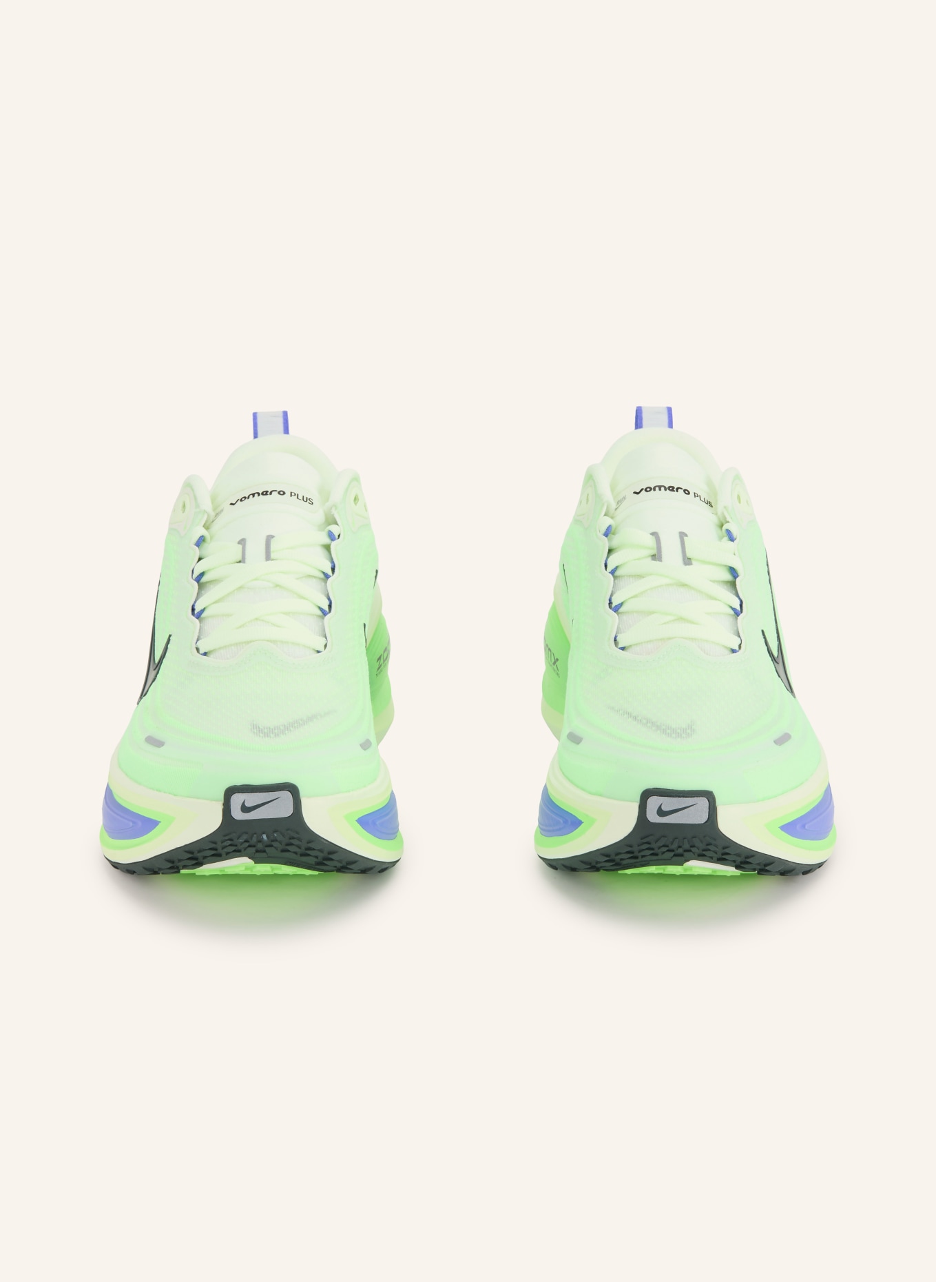 Nike Buty do biegania VOMERO PLUS: JASKRAWY ZIELONY / JASNOZIELONY / GRANATOWY