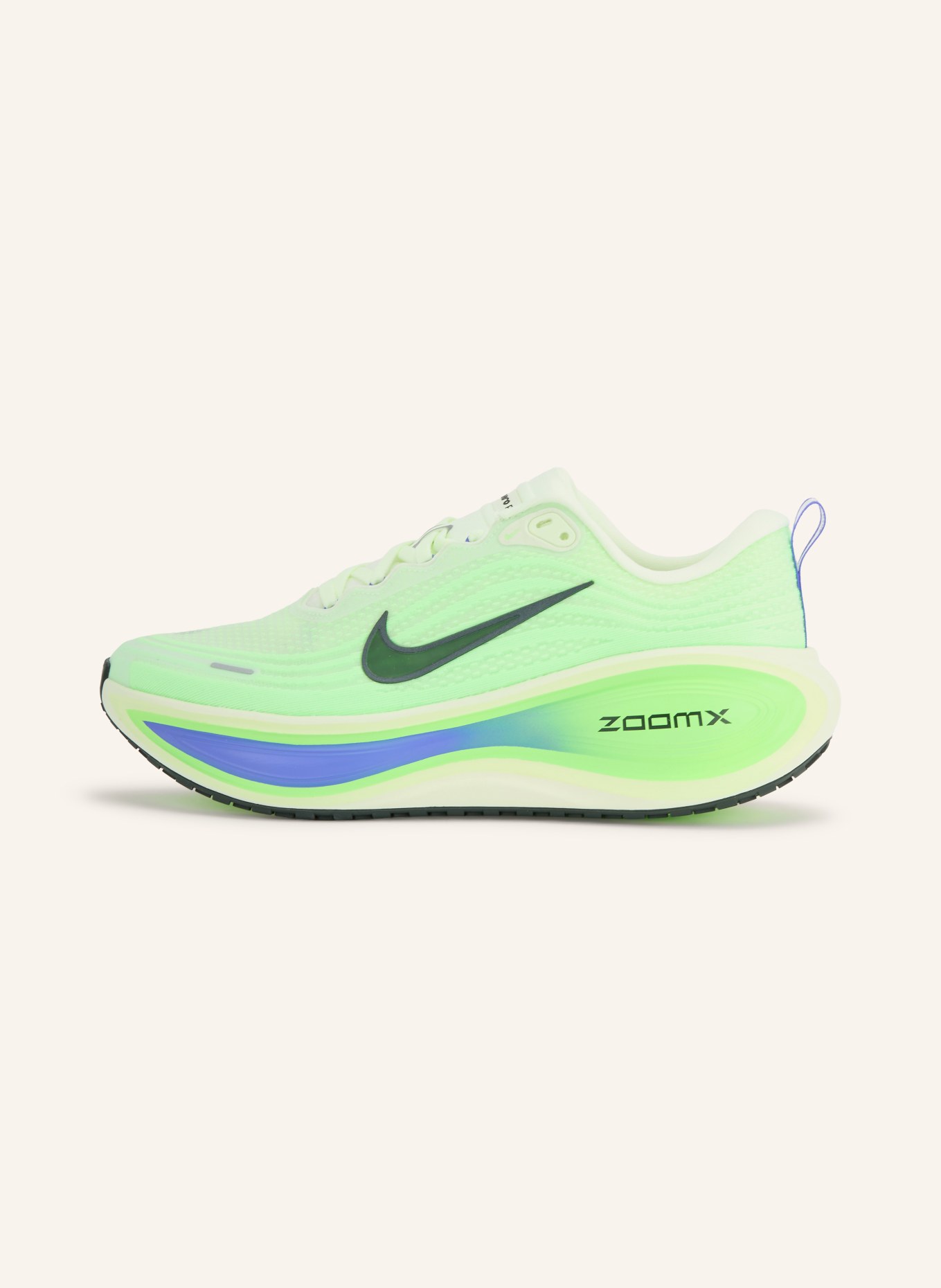 Nike Buty do biegania VOMERO PLUS: JASKRAWY ZIELONY / JASNOZIELONY / GRANATOWY