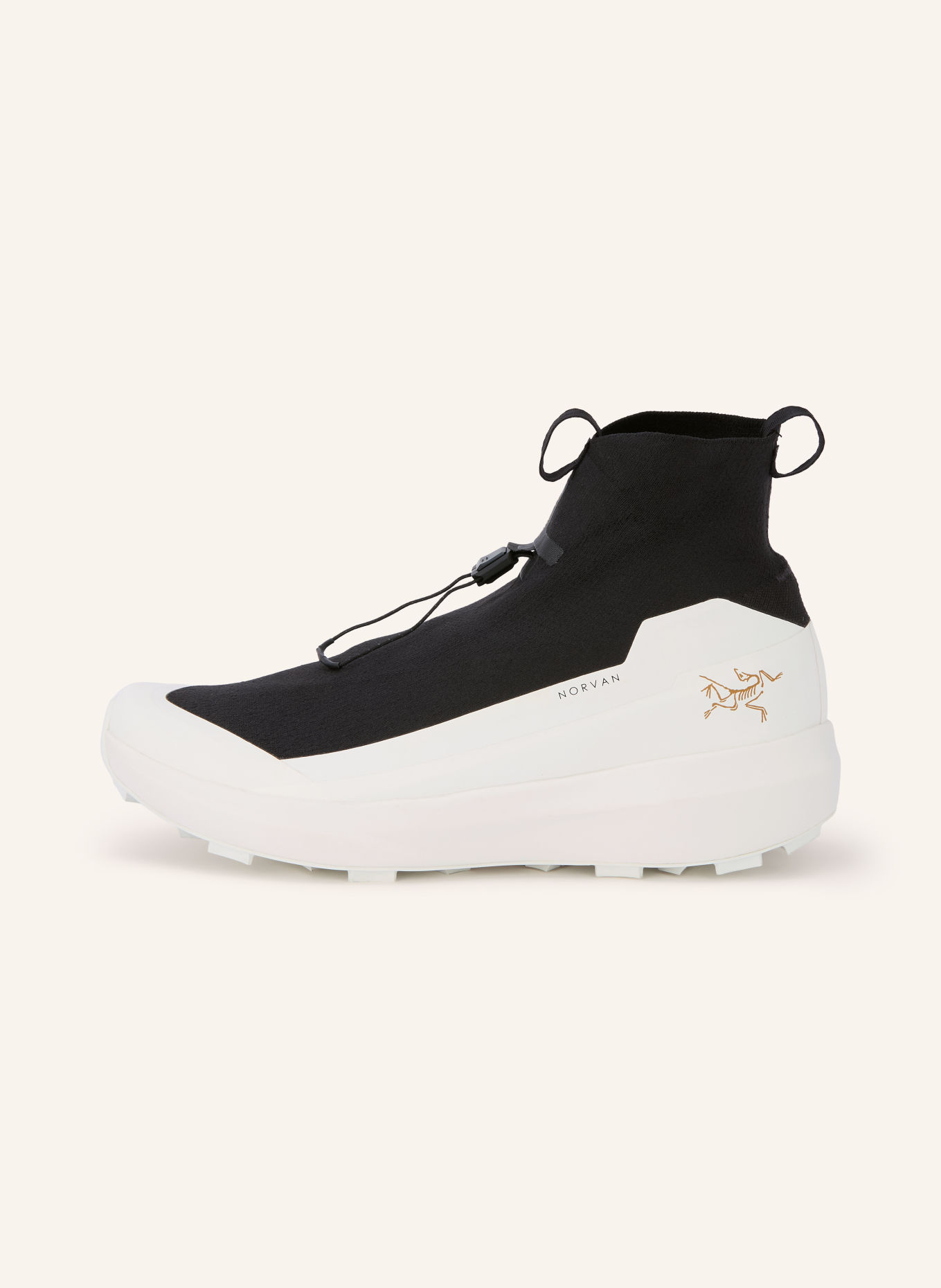 ARC'TERYX NORVAN 4 NIVALIS GTX Trail running shoes: BLACK / WHITE