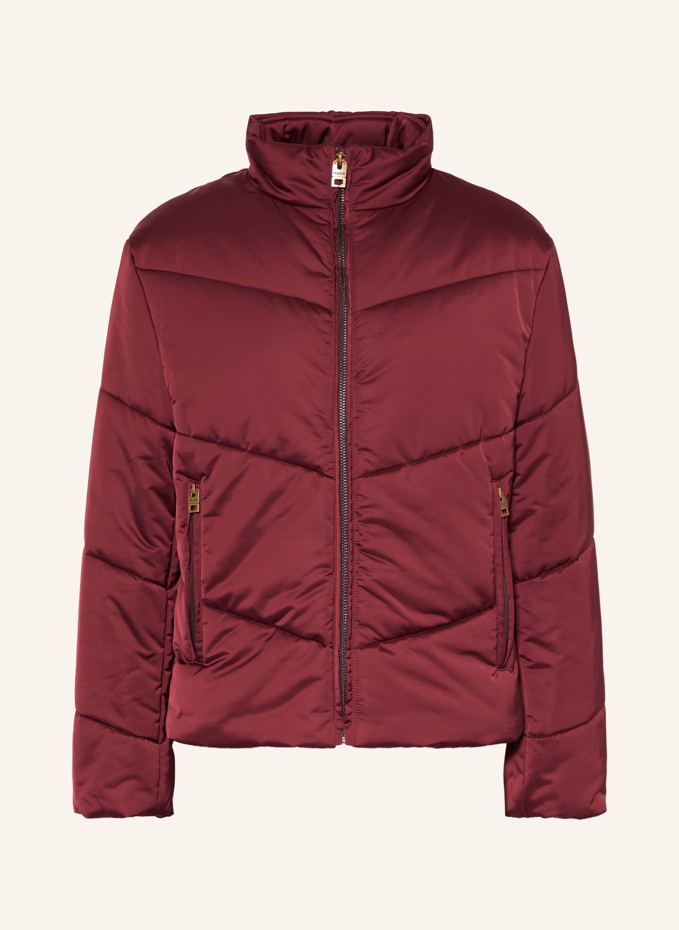 HUGO Steppjacke BERO: DUNKELROT