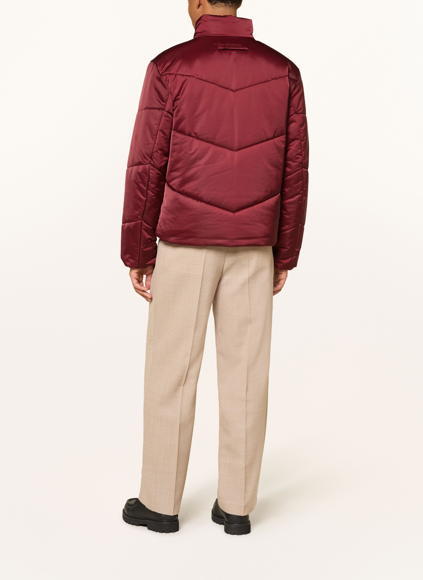 HUGO Steppjacke BERO: DUNKELROT