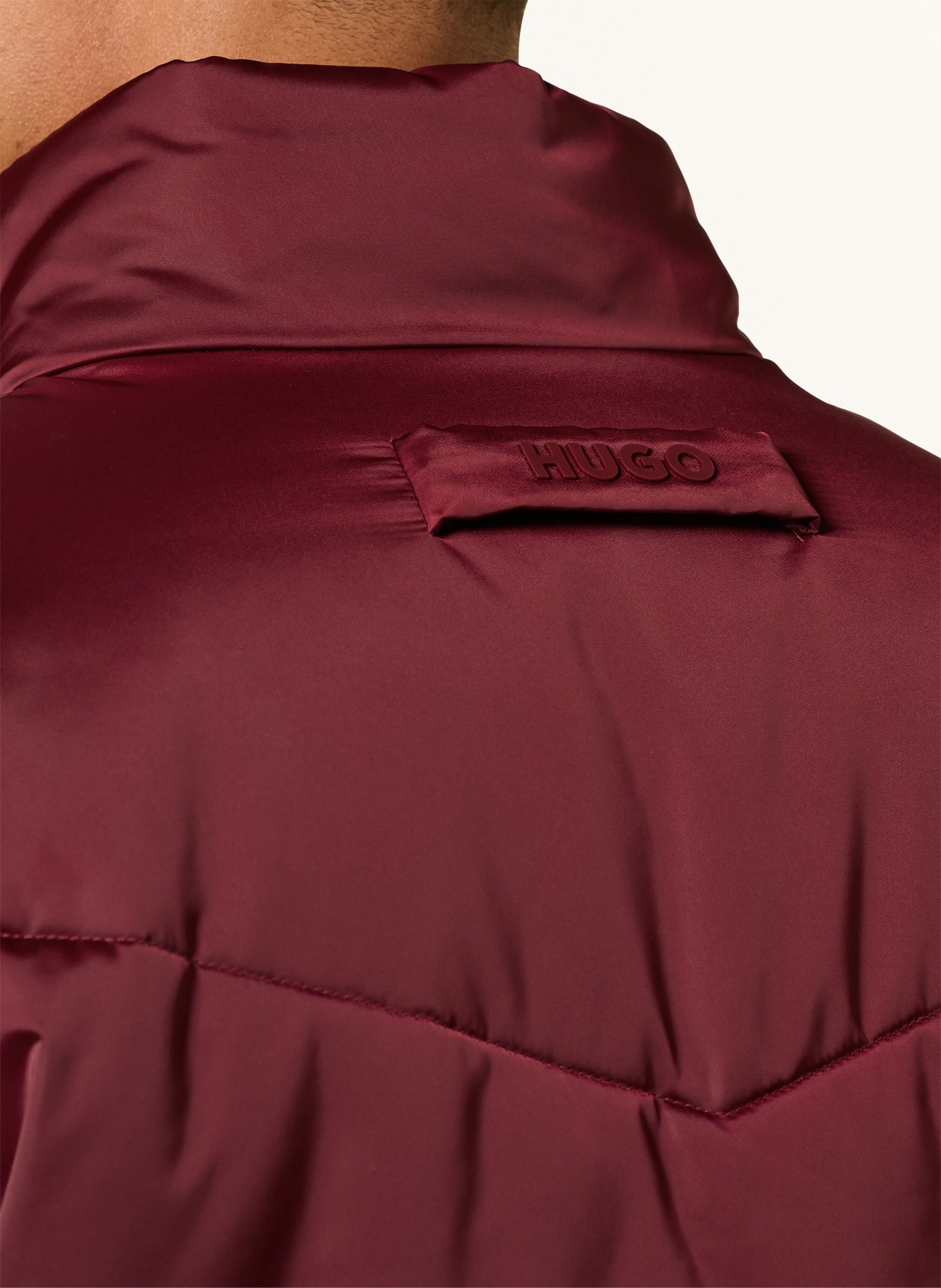 HUGO Steppjacke BERO: DUNKELROT