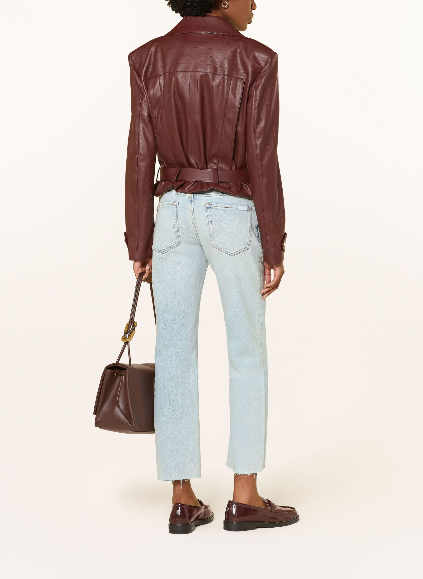 7 for all mankind Jean droit CALIE STRAIGHT ANKLE: 1A0 Sunset Beach