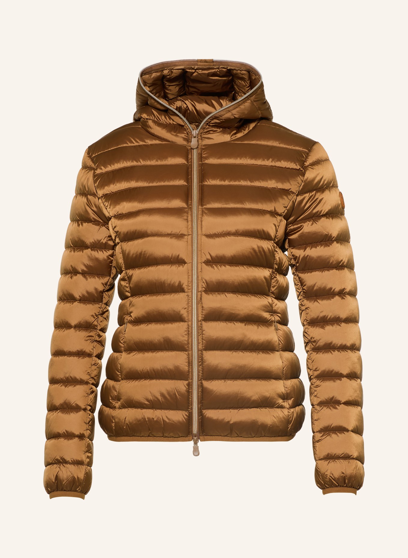 SAVE THE DUCK ALEXIS quilted jacket: BROWN