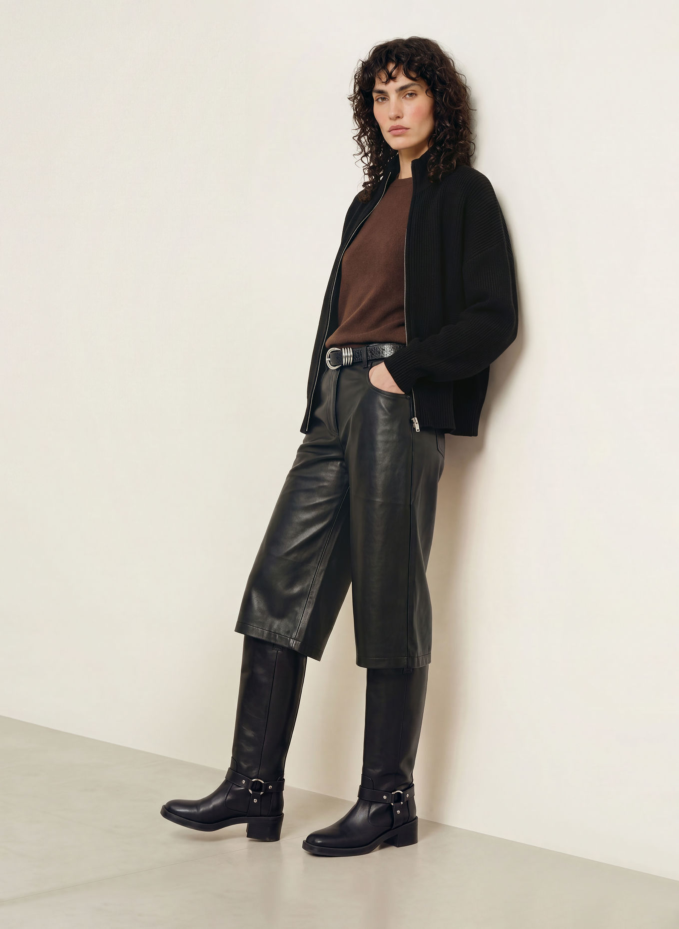BELSTAFF Cardigan ATOL en cachemire: NOIR