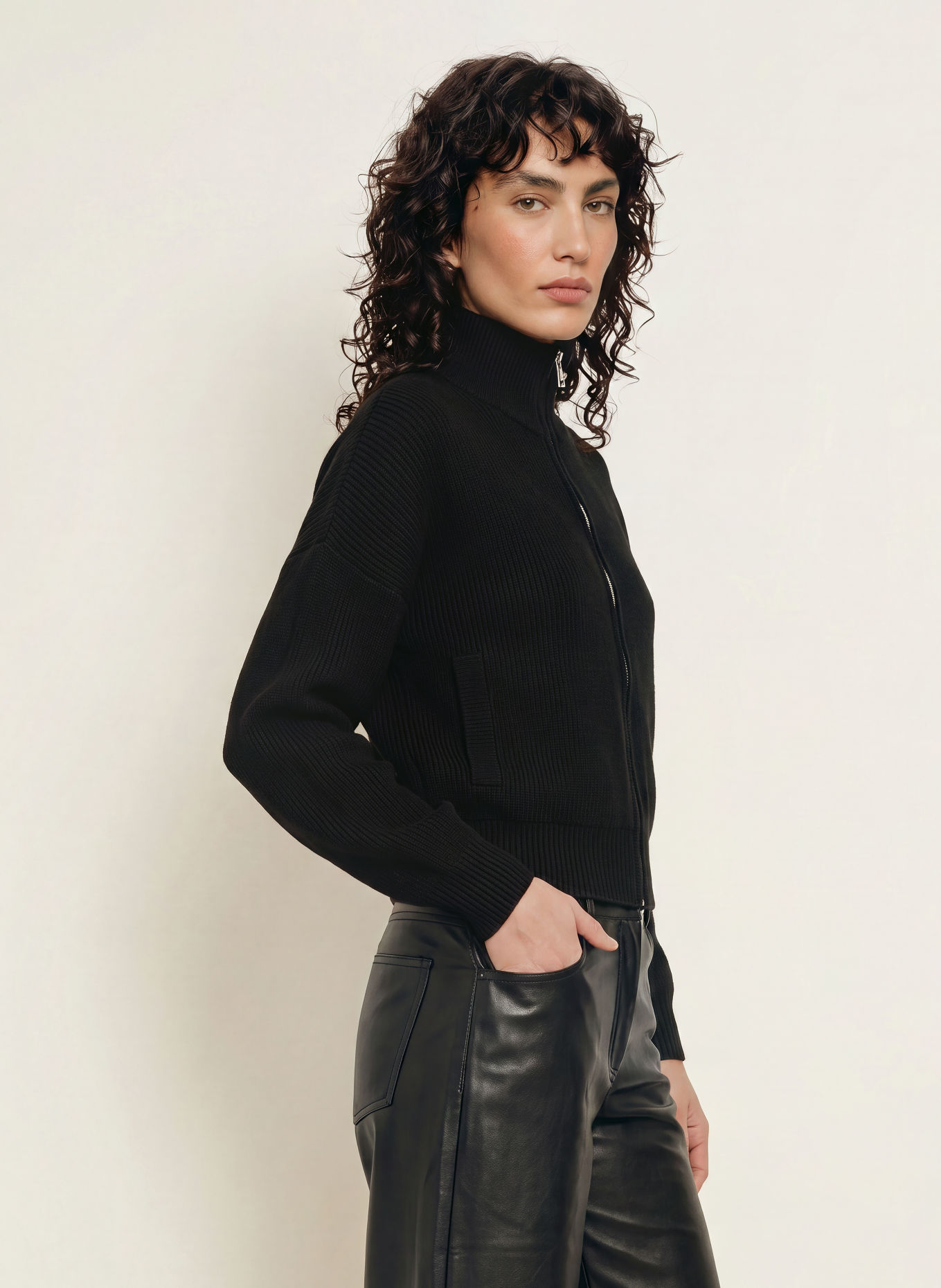 BELSTAFF Cardigan ATOL en cachemire: NOIR