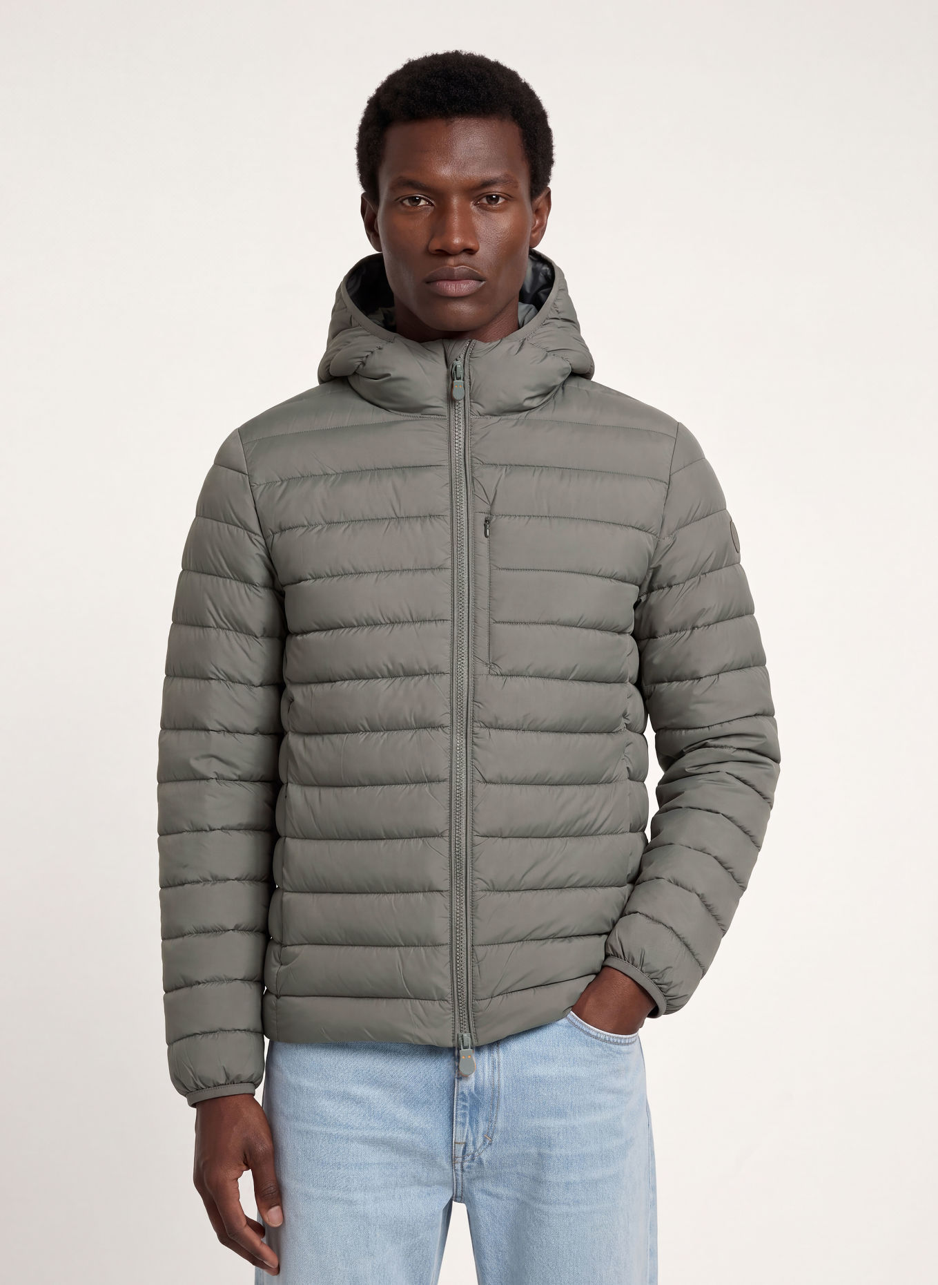 SAVE THE DUCK Quilted jacket JUNCUS: KHAKI