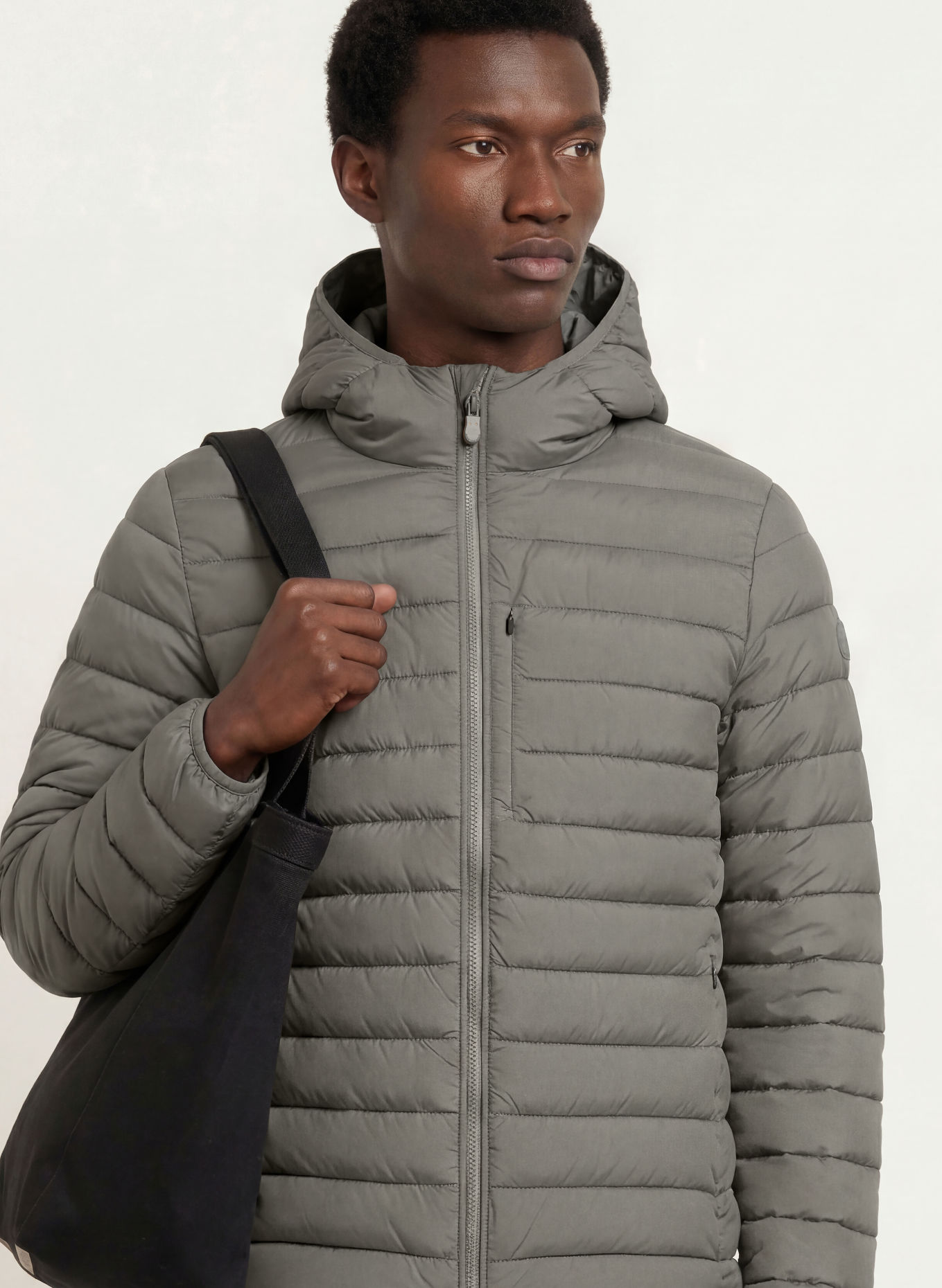 SAVE THE DUCK Quilted jacket JUNCUS: KHAKI