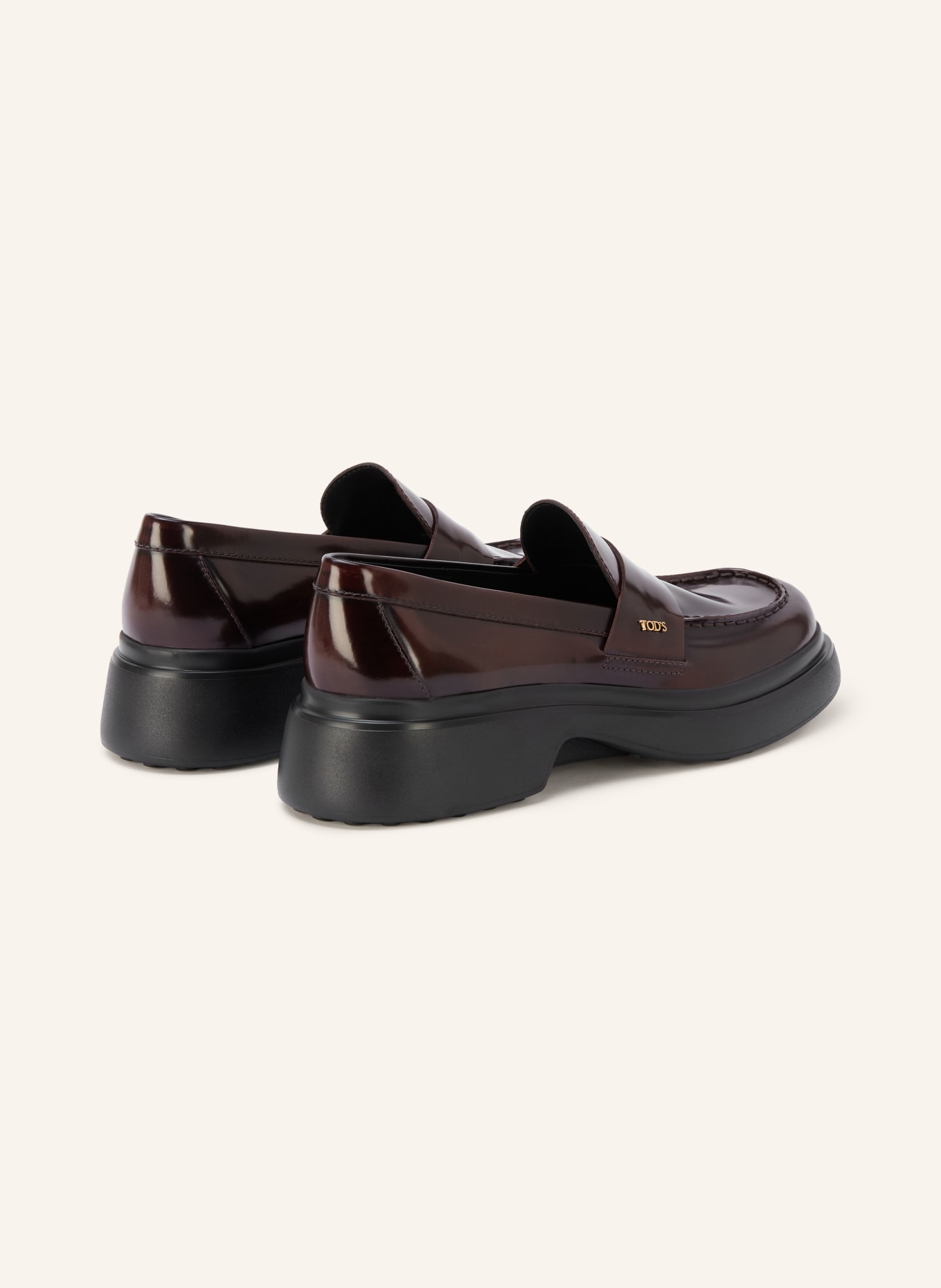 TOD'S Loafer: DUNKELROT