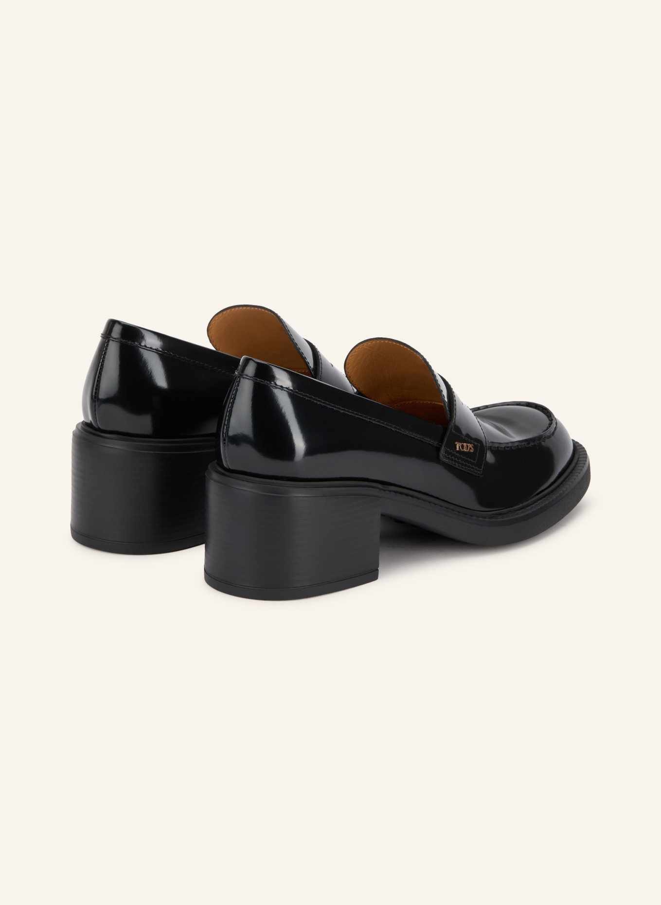 TOD'S Mokasíny typu Penny: ČERNÁ