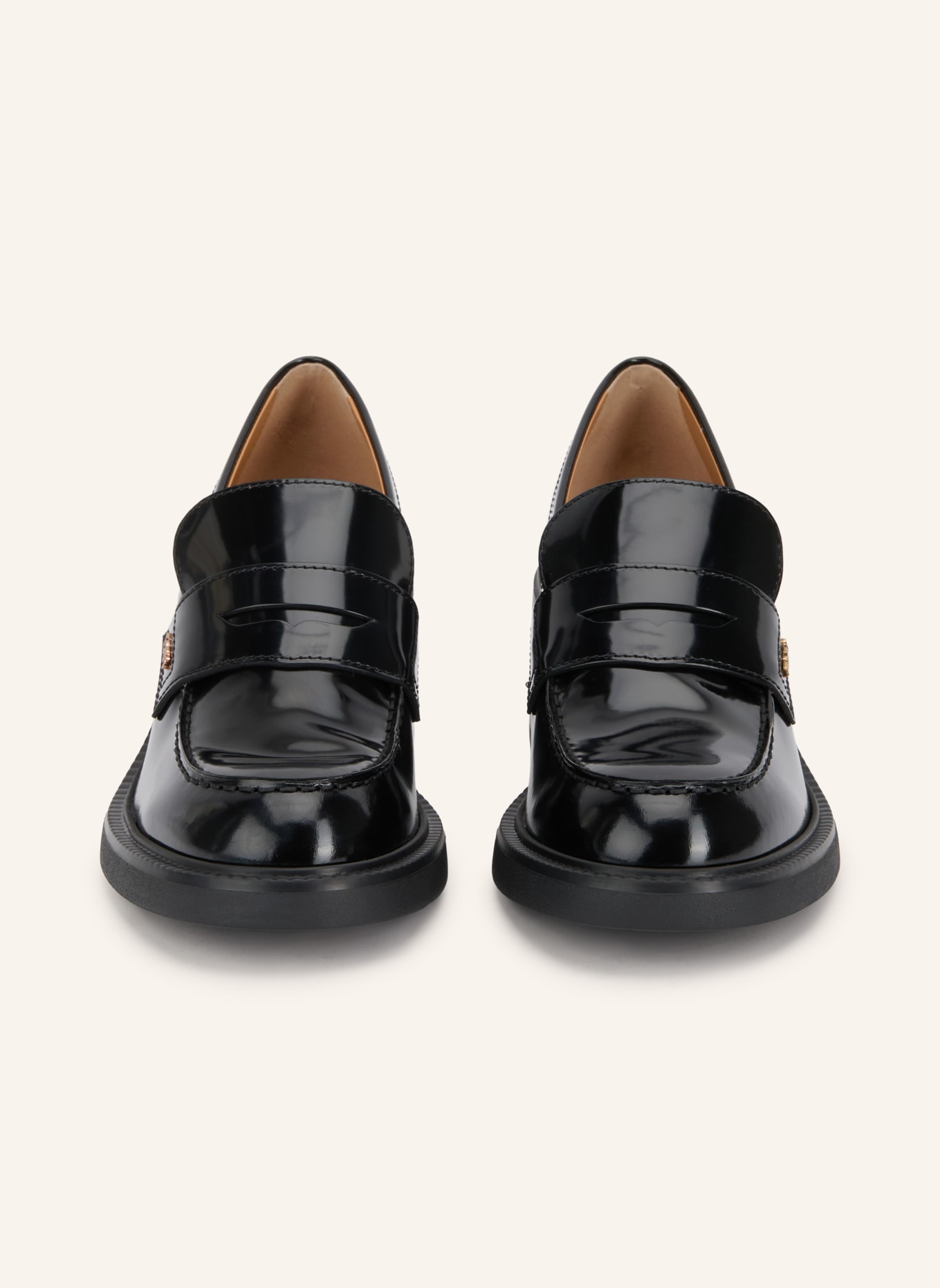 TOD'S Mokasíny typu Penny: ČERNÁ