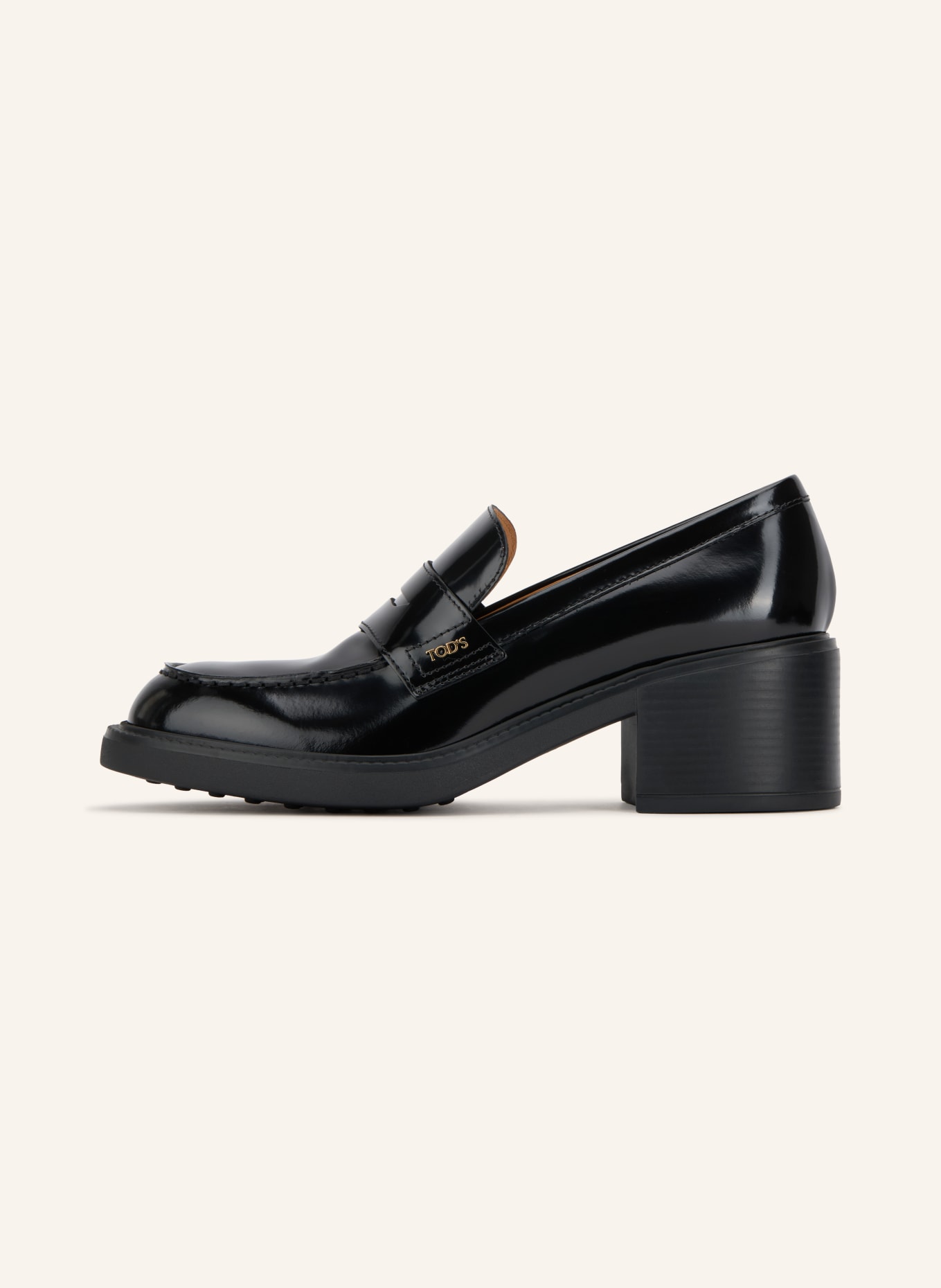 TOD'S Mokasíny typu Penny: ČERNÁ
