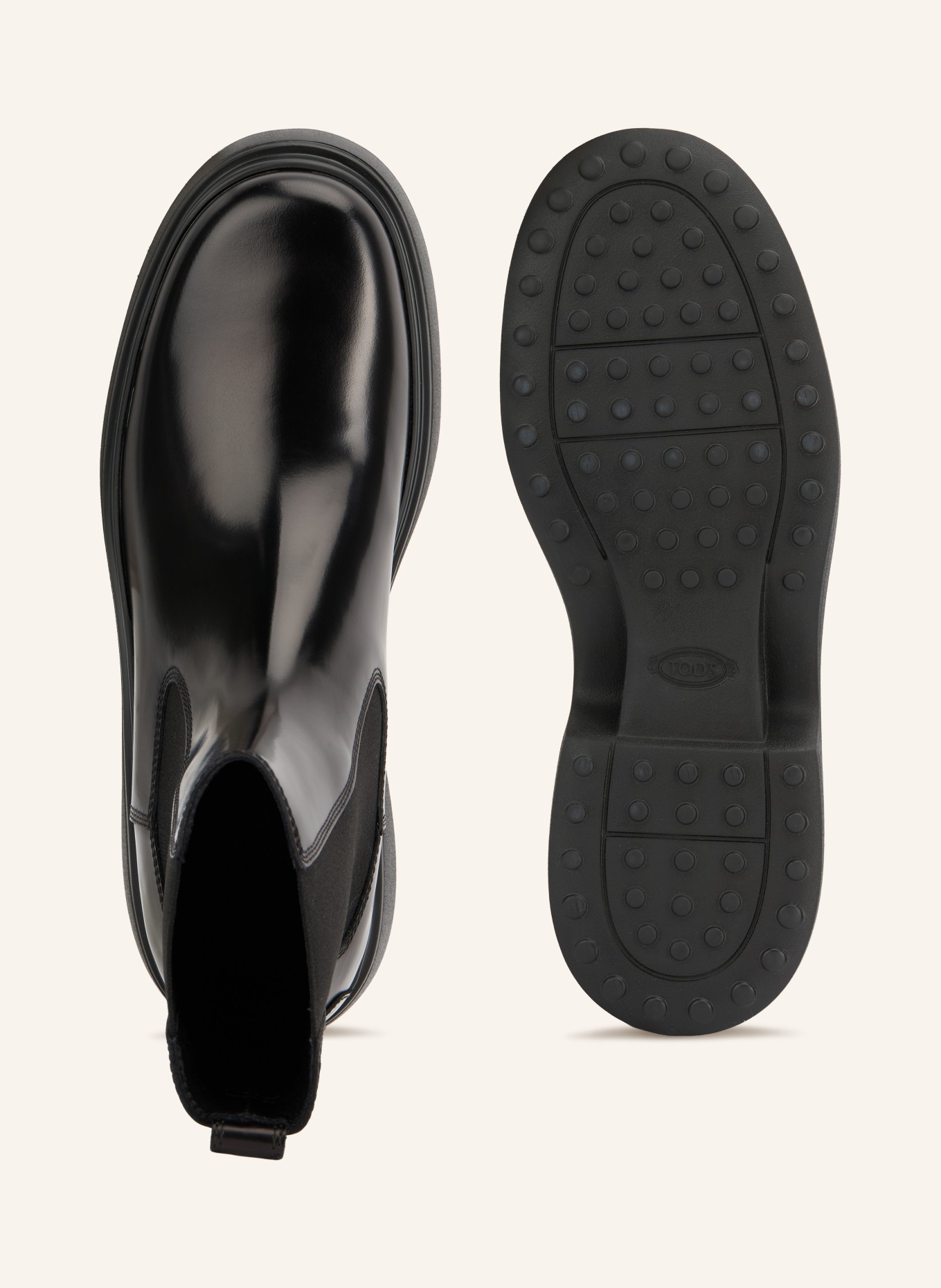 TOD'S Chelsea boots: BLACK
