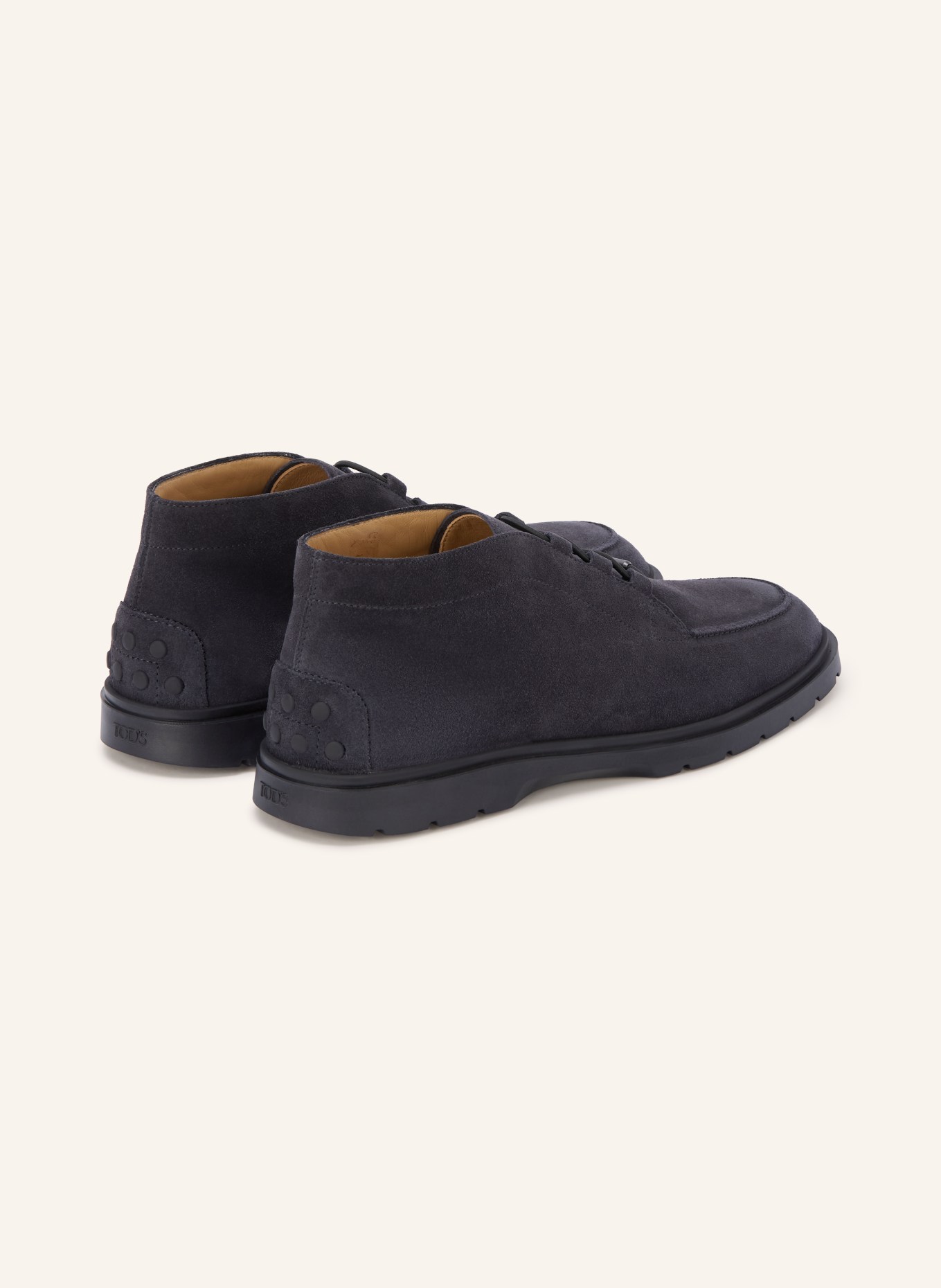 TOD'S Chaussures à lacets POLACCO ELASTICO IBRIDO ESTIVO: GRIS FONCÉ