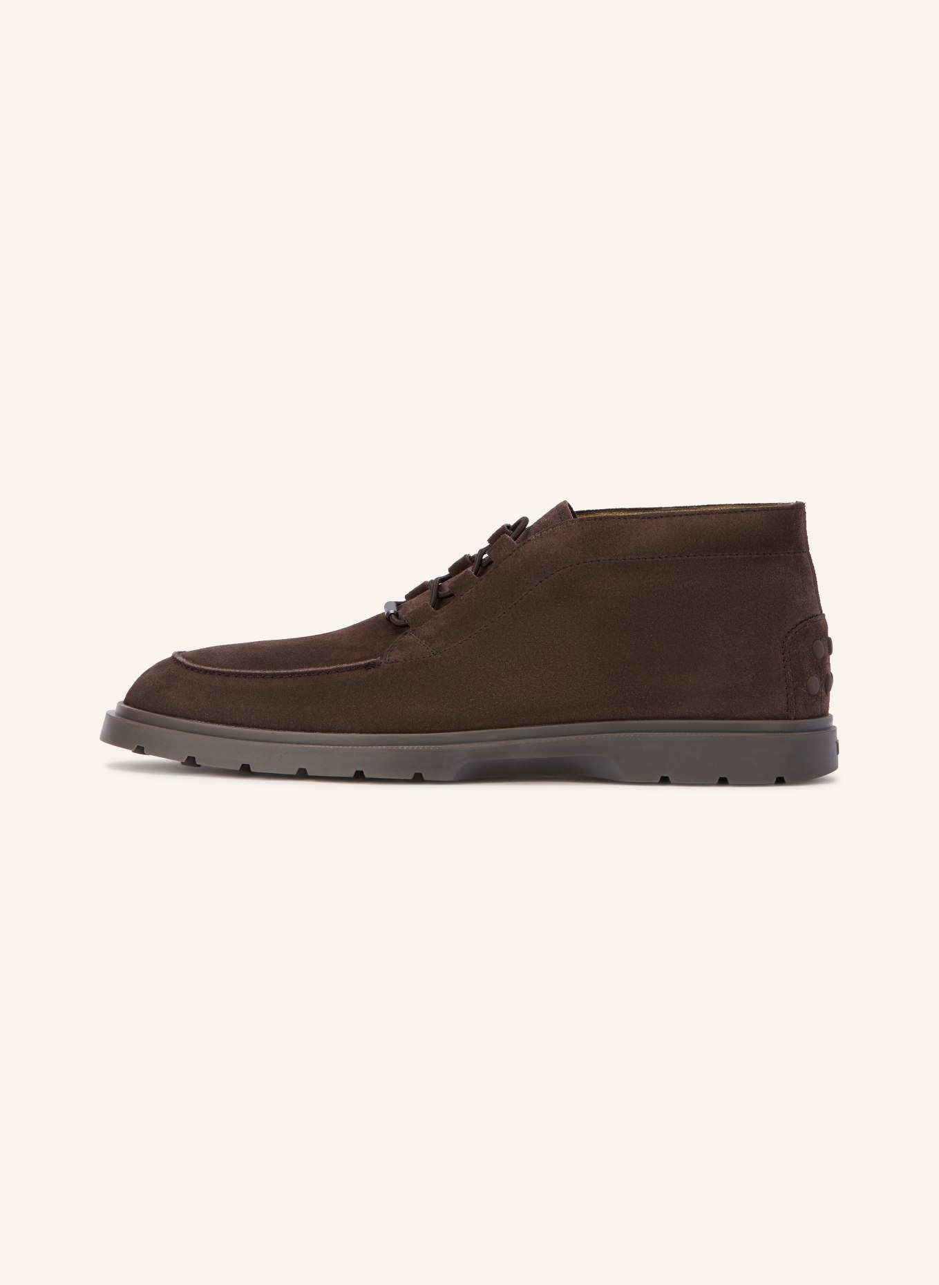 TOD'S Chaussures à lacets POLACCO ELASTICO IBRIDO ESTIVO: MARRON FONCÉ