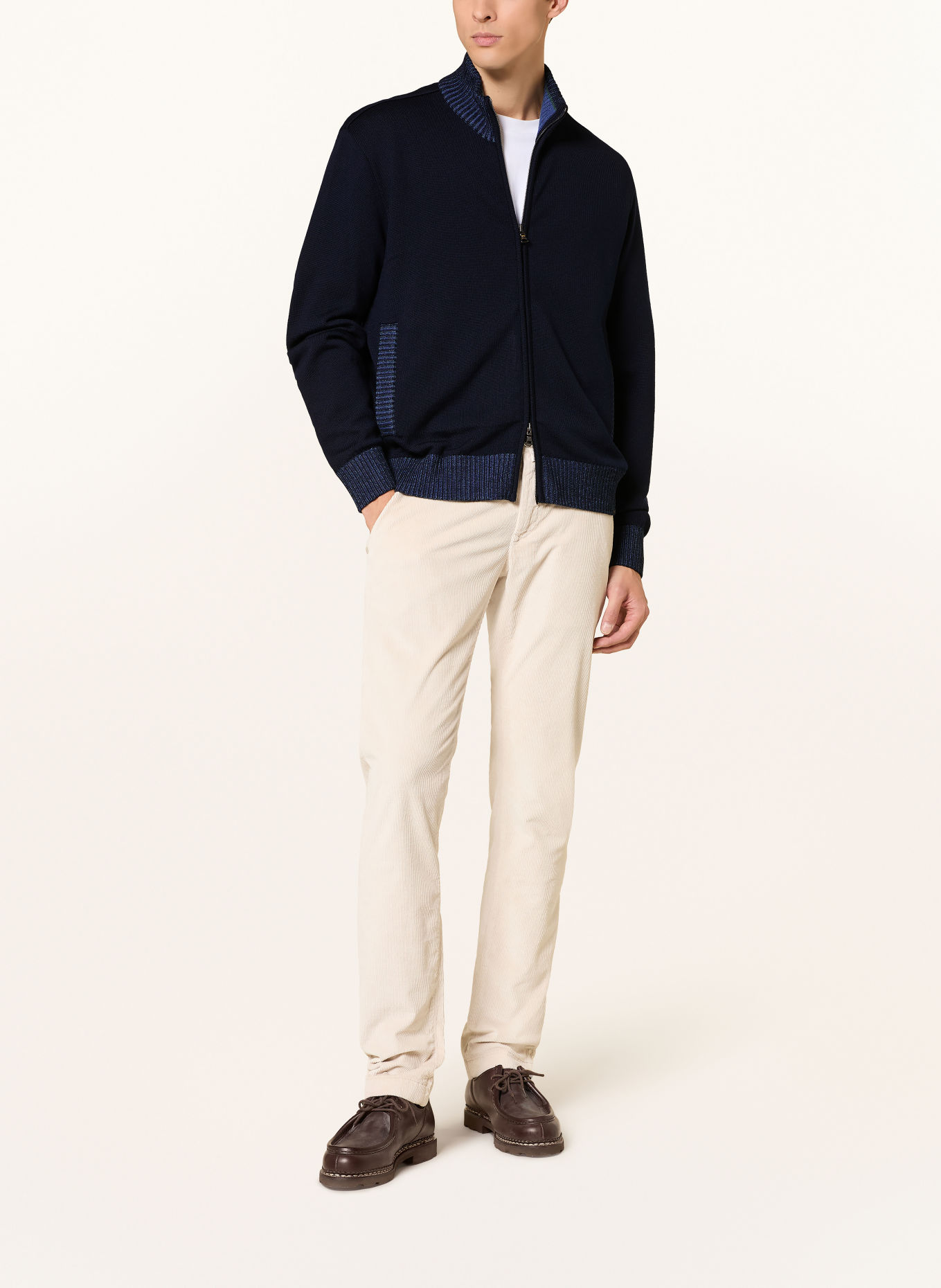 PAUL & SHARK Cardigan: DARK BLUE / BLUE