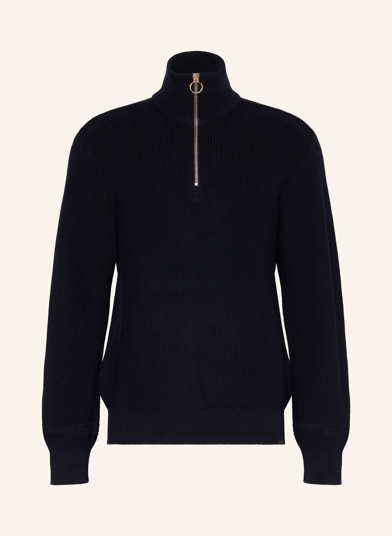 PAUL & SHARK Half-zip sweater: DARK BLUE