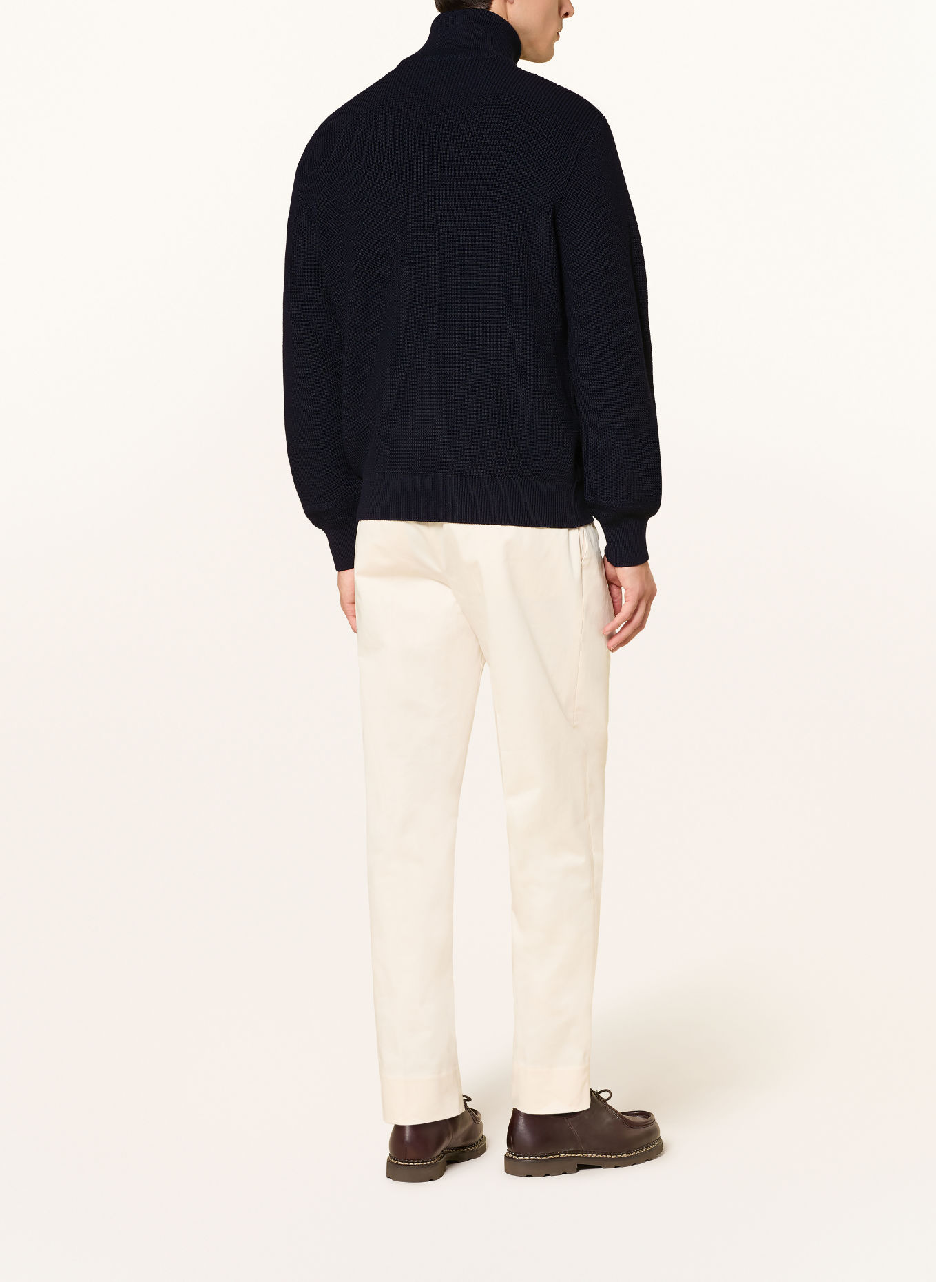 PAUL & SHARK Half-zip sweater: DARK BLUE