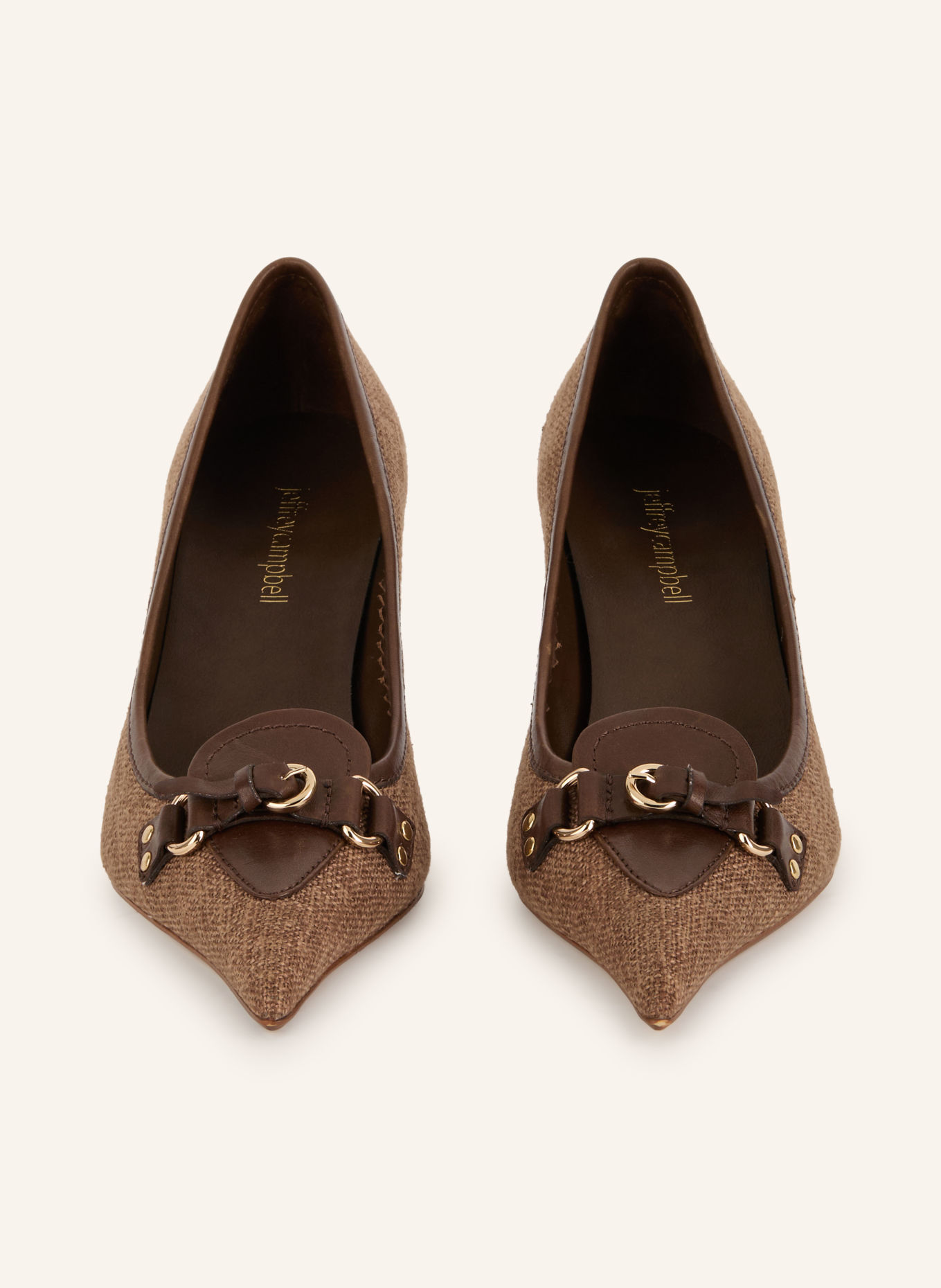 jeffrey campbell Pumps WALK-THRU: BRUN