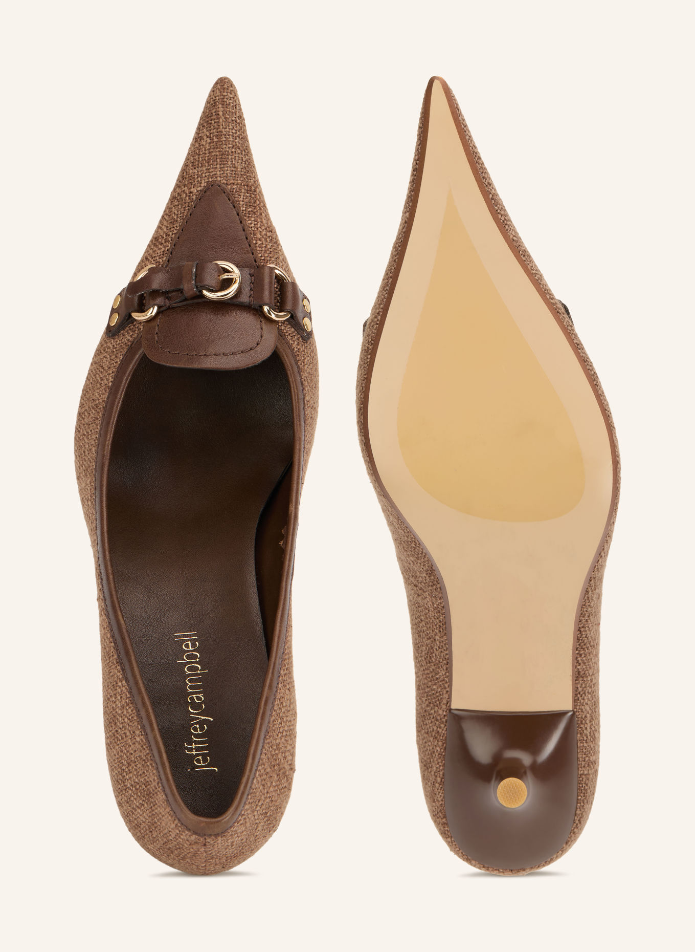 jeffrey campbell Pumps WALK-THRU: BRUN