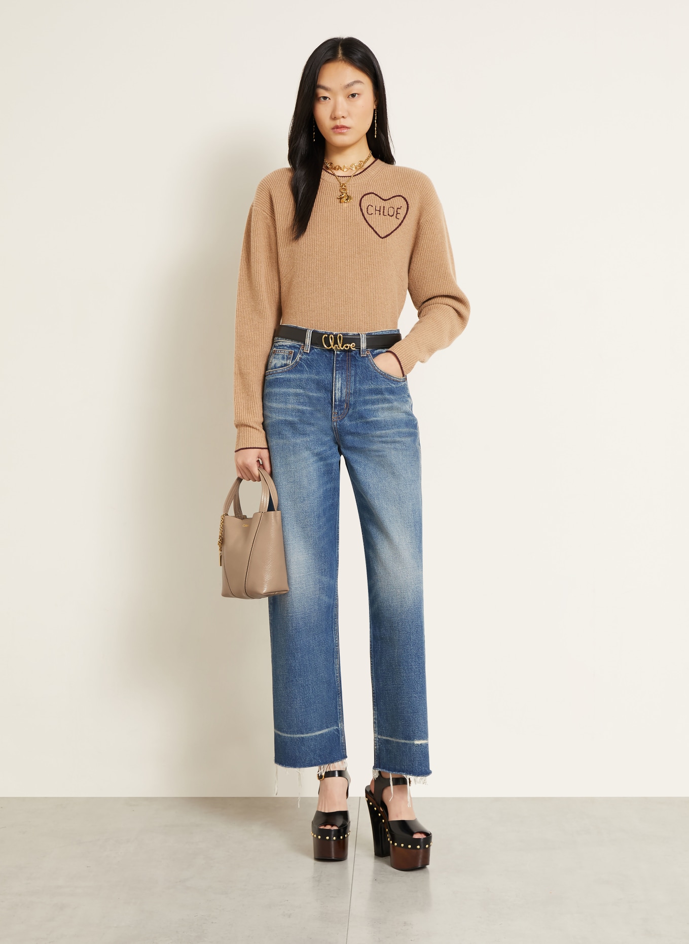 Chloé Crossbody bag SPIN: 20E Boyish Brown