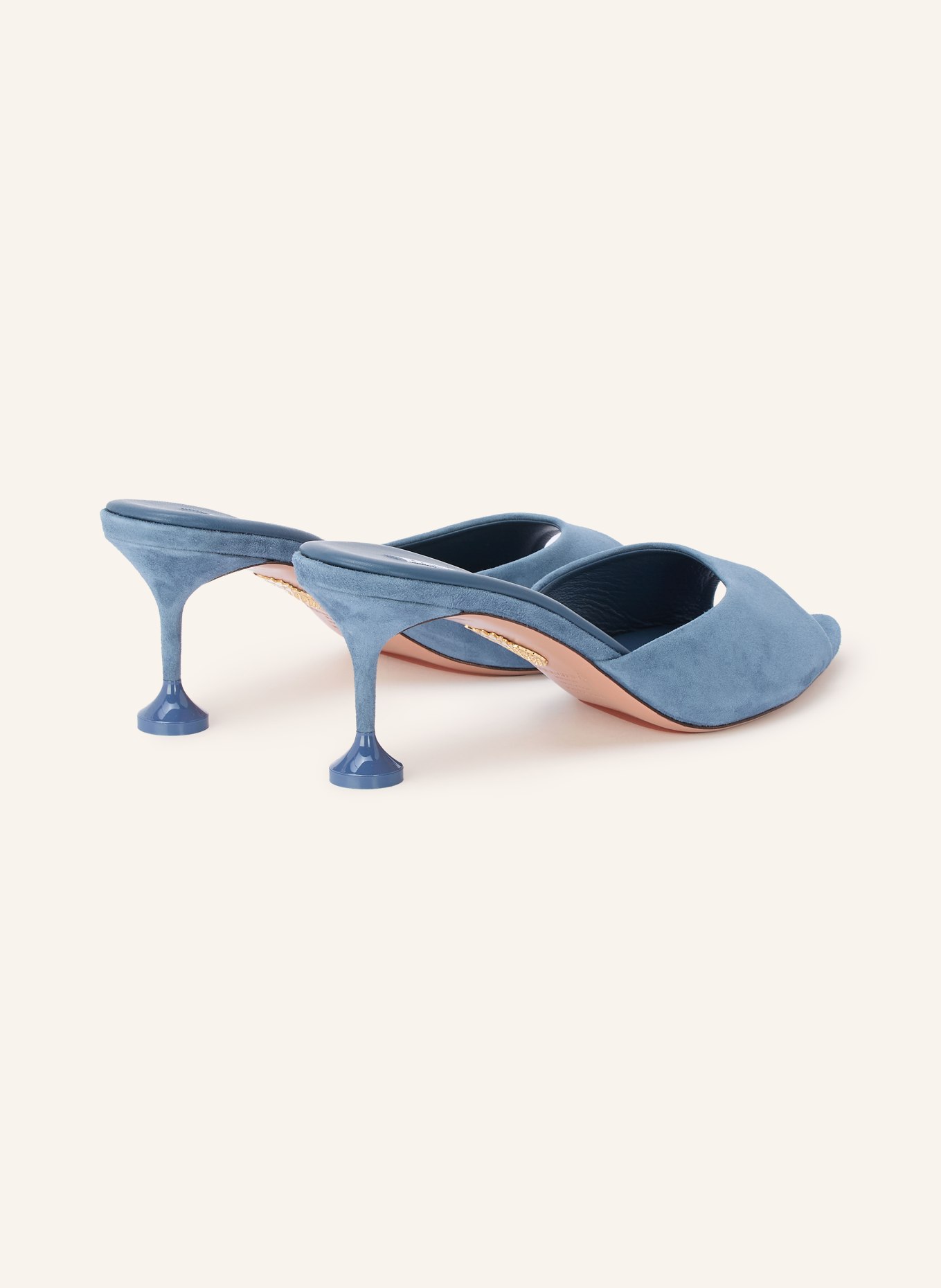 AQUAZZURA Mules BISOUS: BLUE