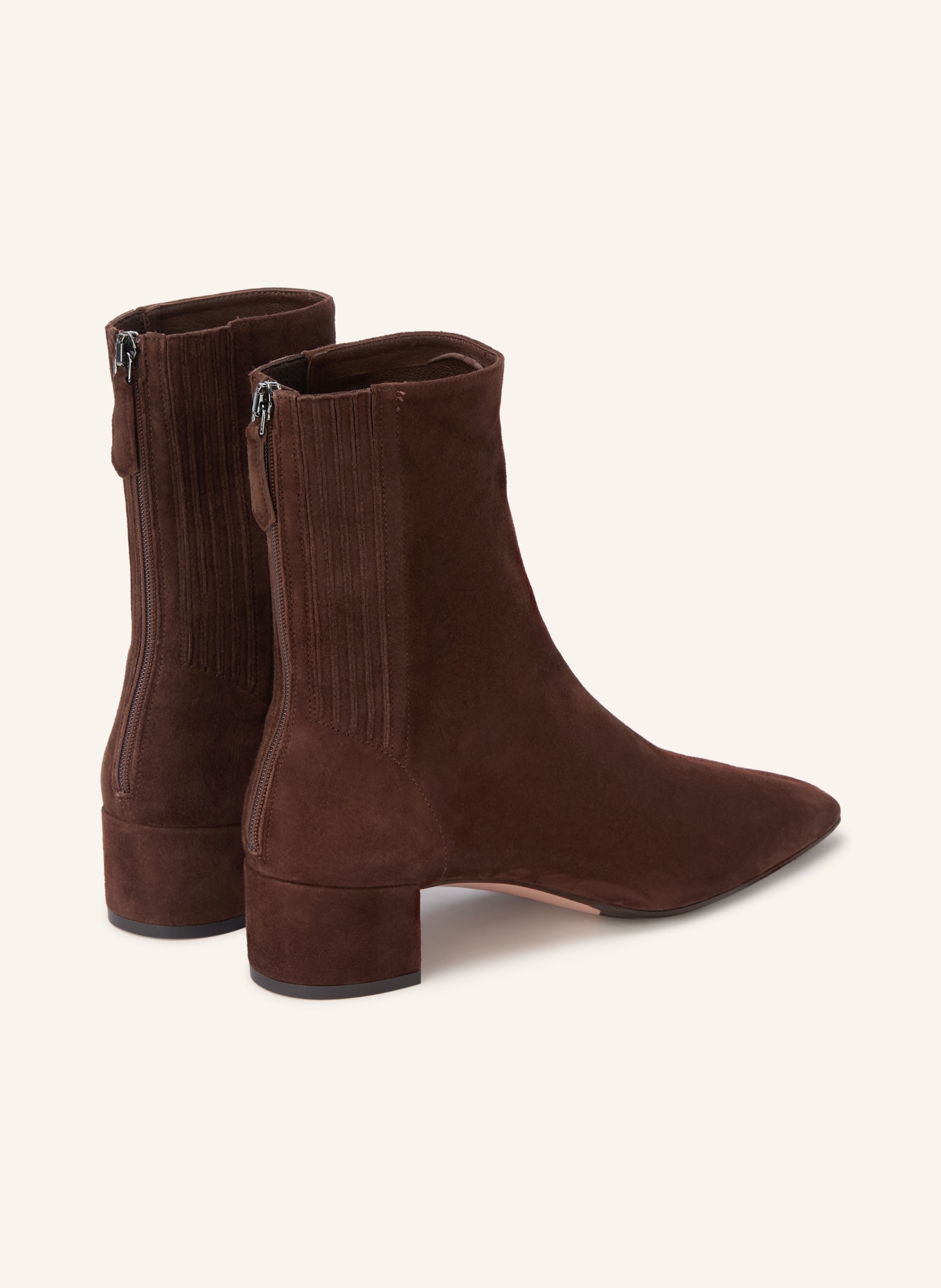 AQUAZZURA Botki SAINT HONOR: CIEMNOBRĄZOWY