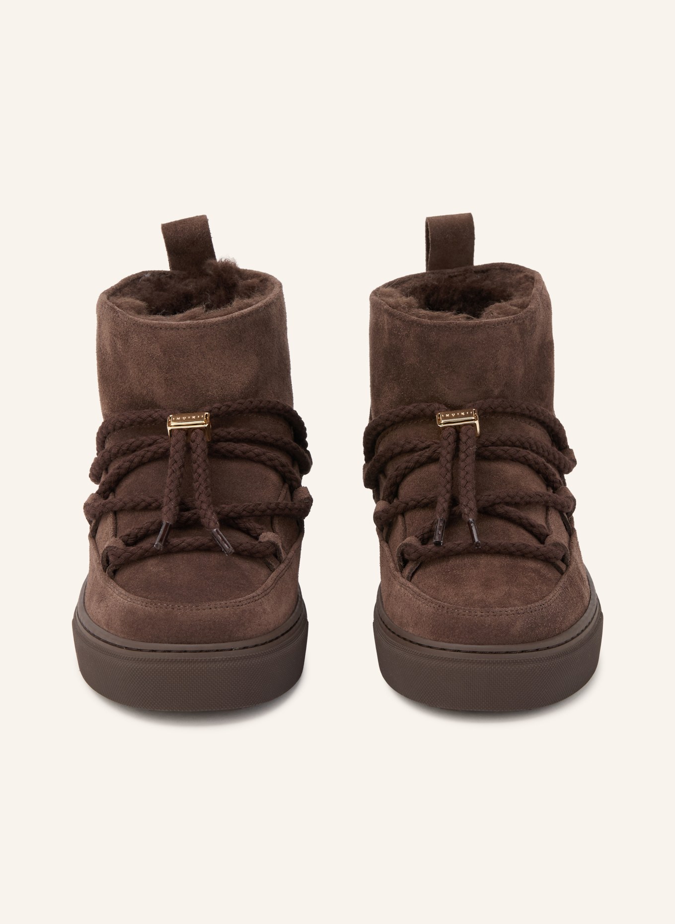 INUIKII Bottes CLASSIC LOW: MARRON FONCÉ