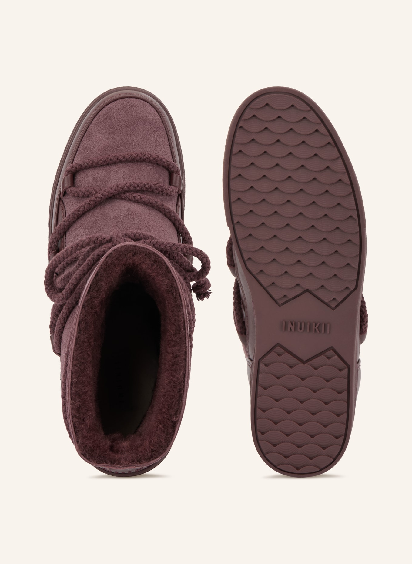 INUIKII Boots CLASSIC: DUNKELROT