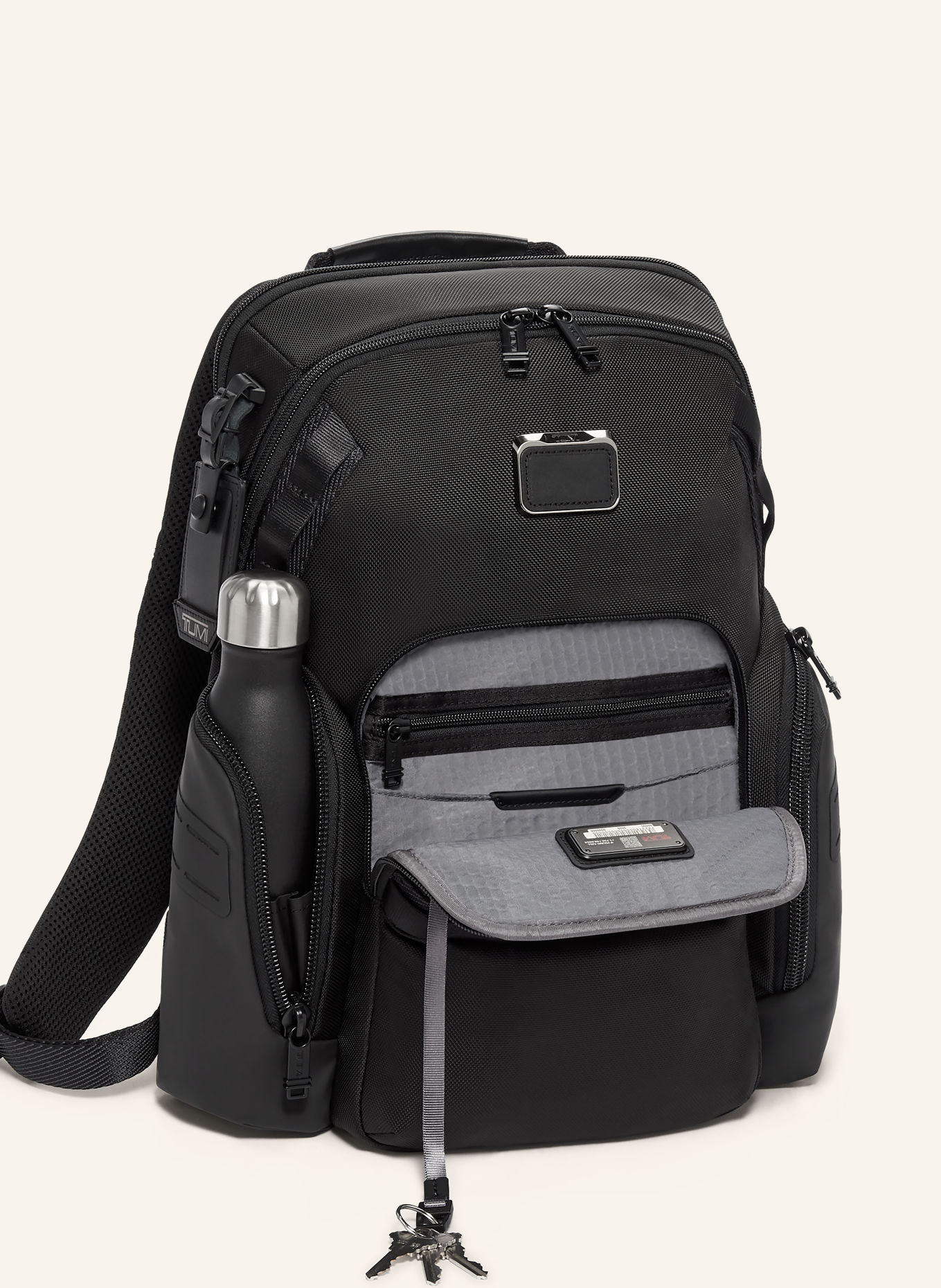 TUMI ALPHA BRAVO rugzak NAVIGATION met laptopvak: ZWART