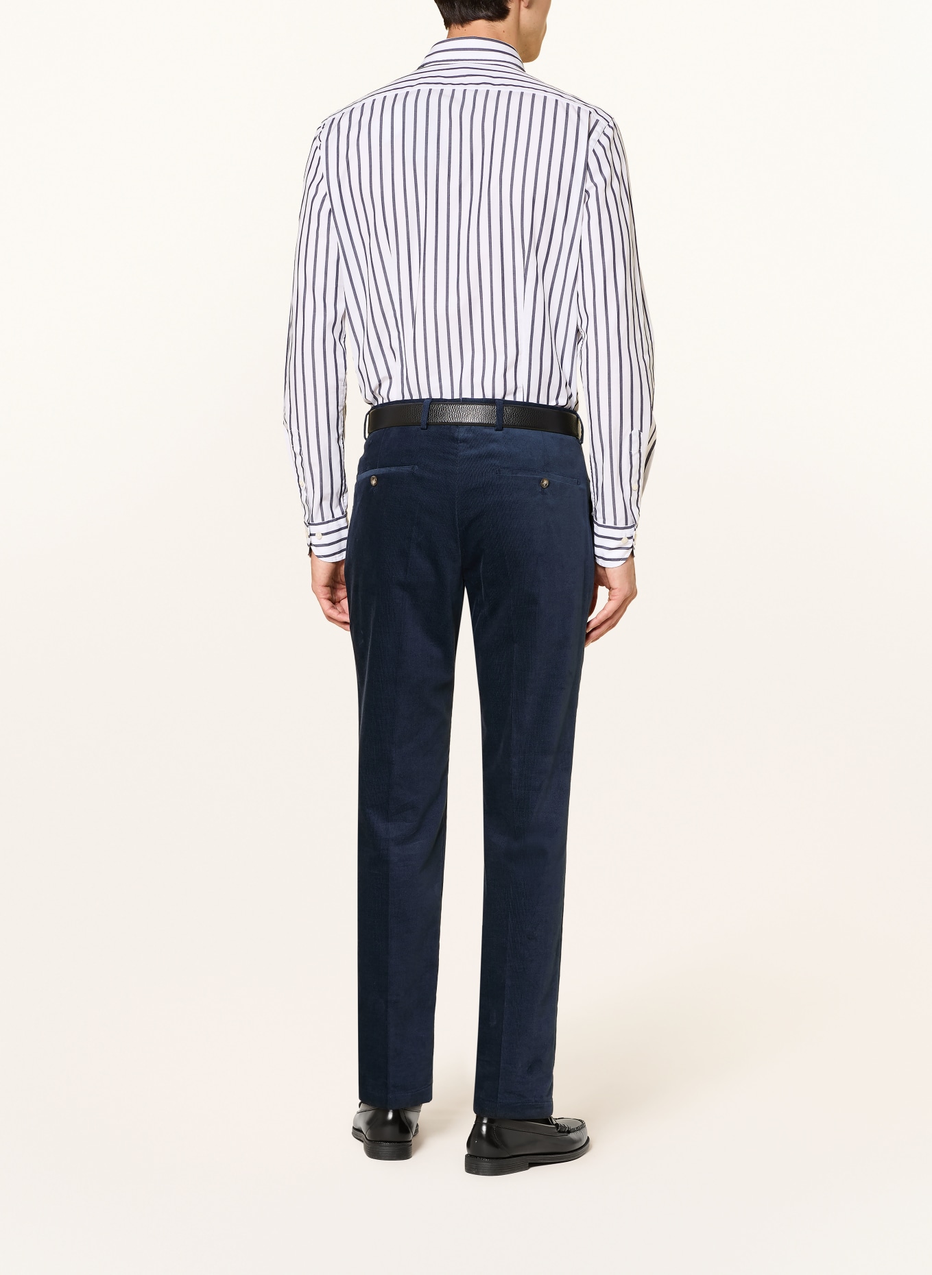 windsor. Pantalon de costume SILVI Shaped Fit en velours côtelé: 425 Medium Blue 425