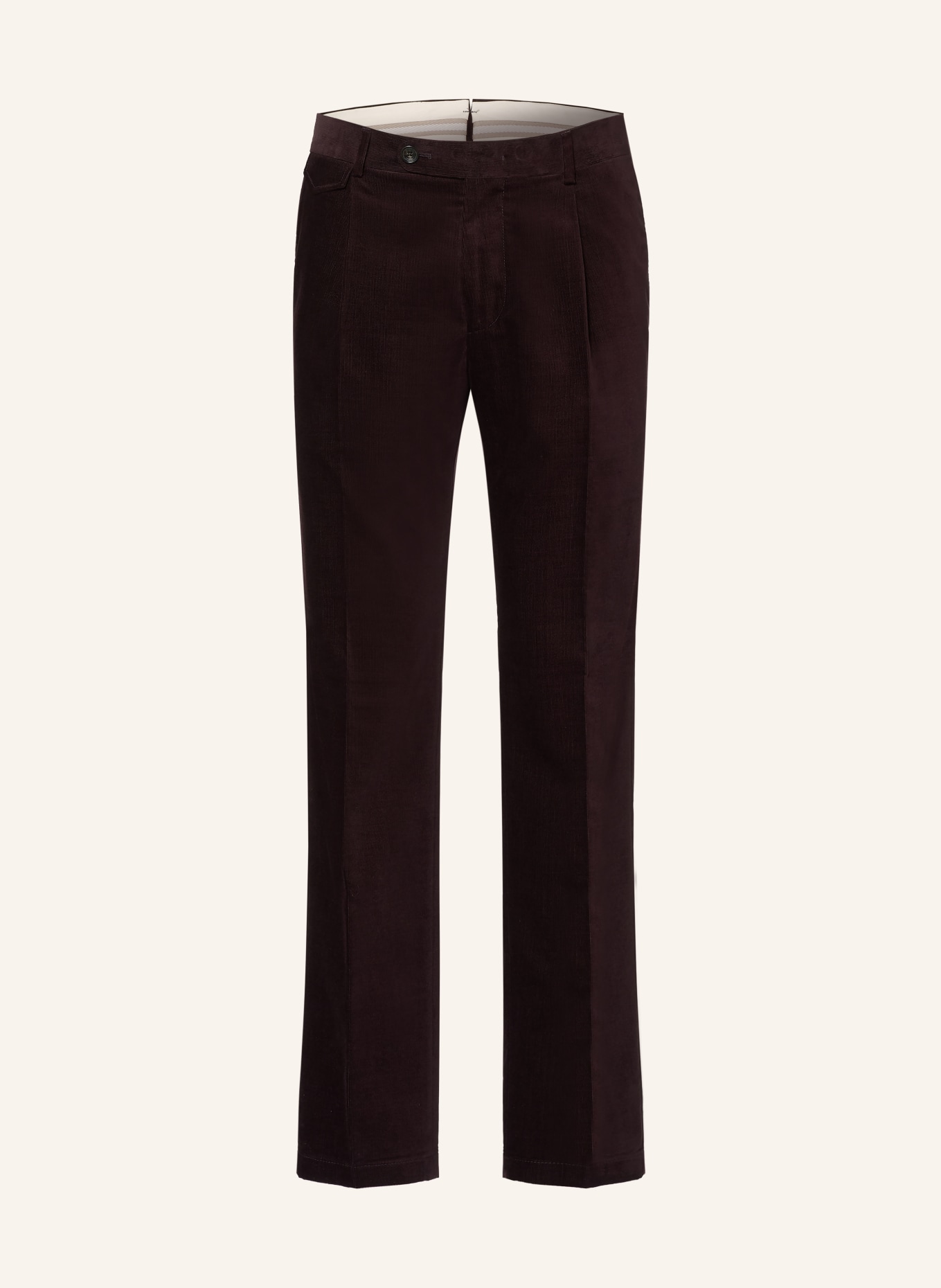 windsor. Pantalon de costume SILVI Shaped Fit en velours côtelé: 630 Lt/Pastel Red 630