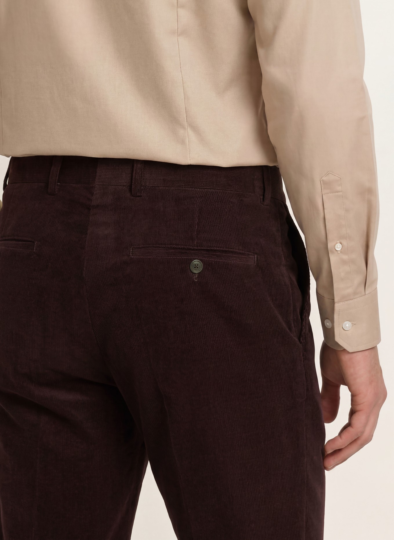 windsor. Pantalon de costume SILVI Shaped Fit en velours côtelé: 630 Lt/Pastel Red 630