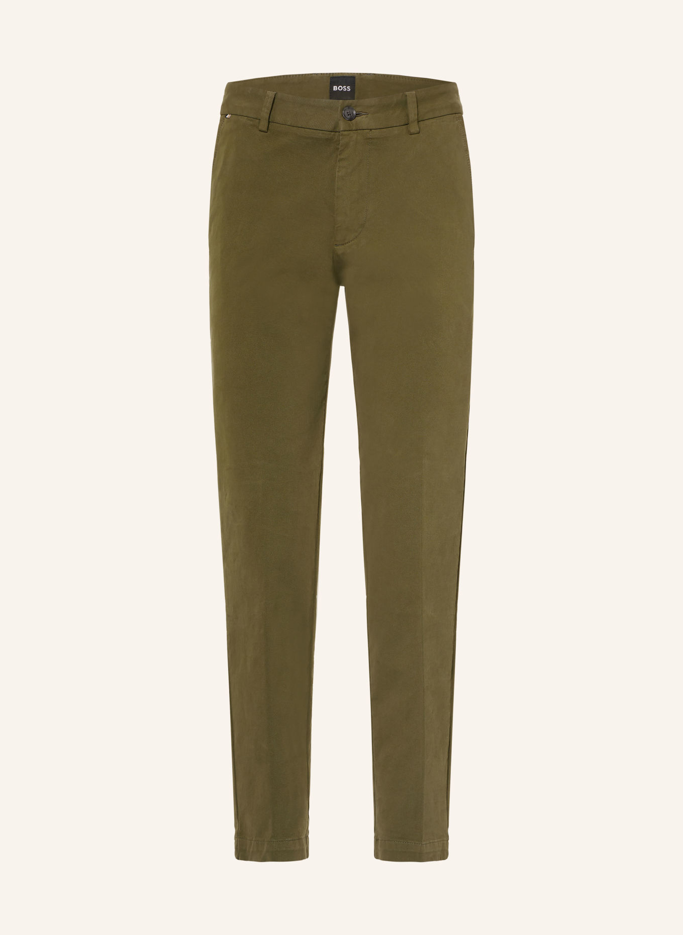BOSS Pantalon chino KAITON coupe slim: OLIVE