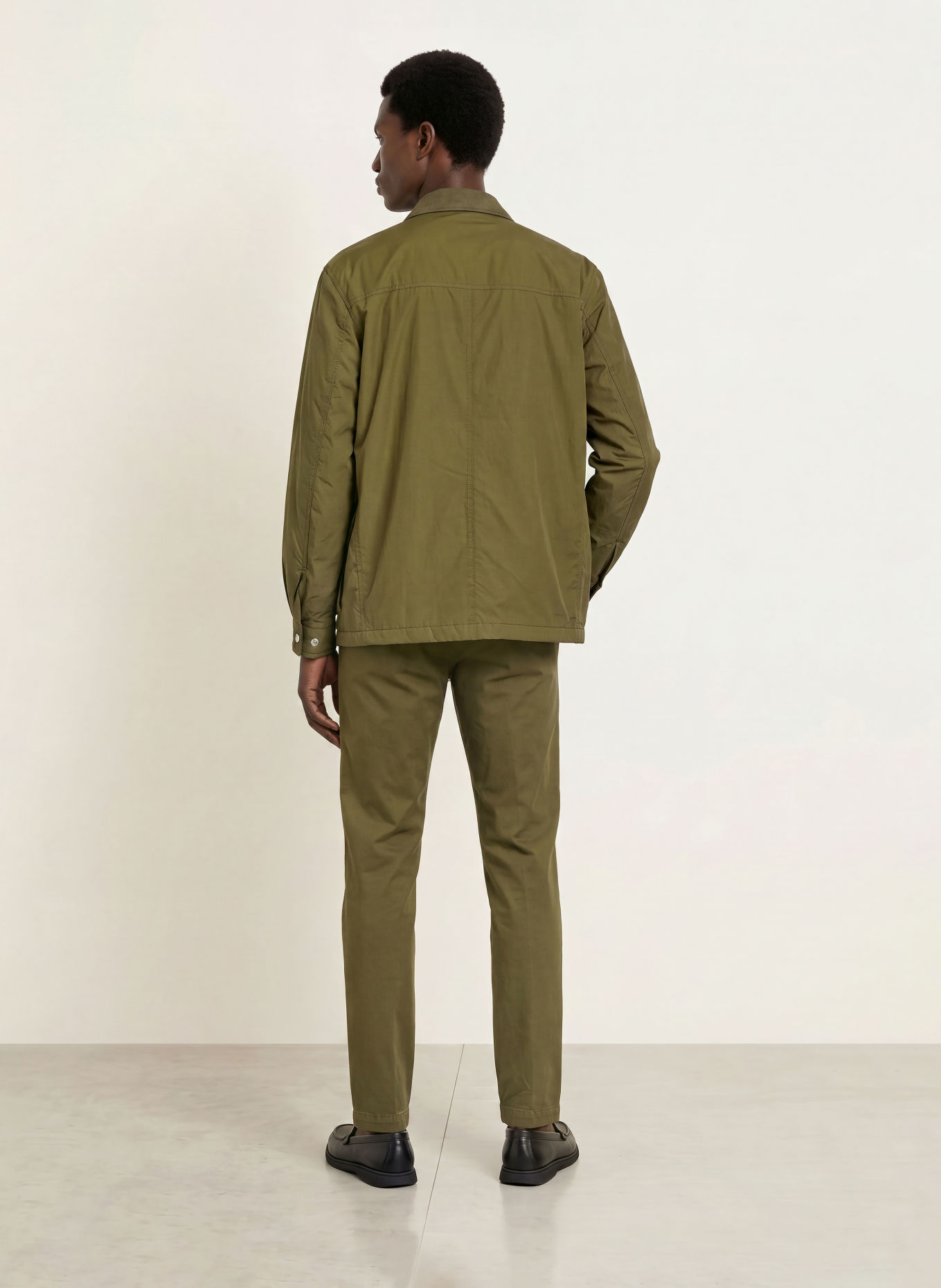 BOSS Pantalon chino KAITON coupe slim: OLIVE