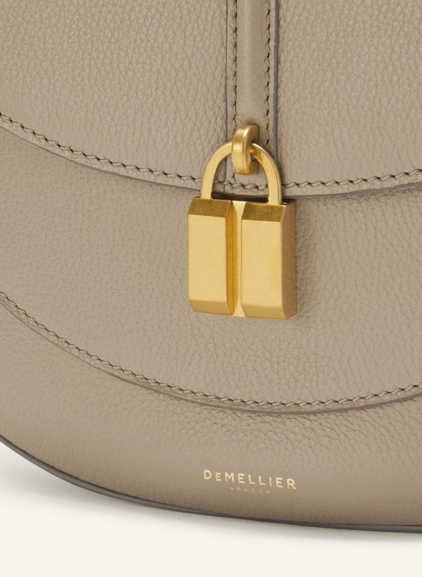 DEMELLIER Axelväska THE SIENA: BEIGE / GULD